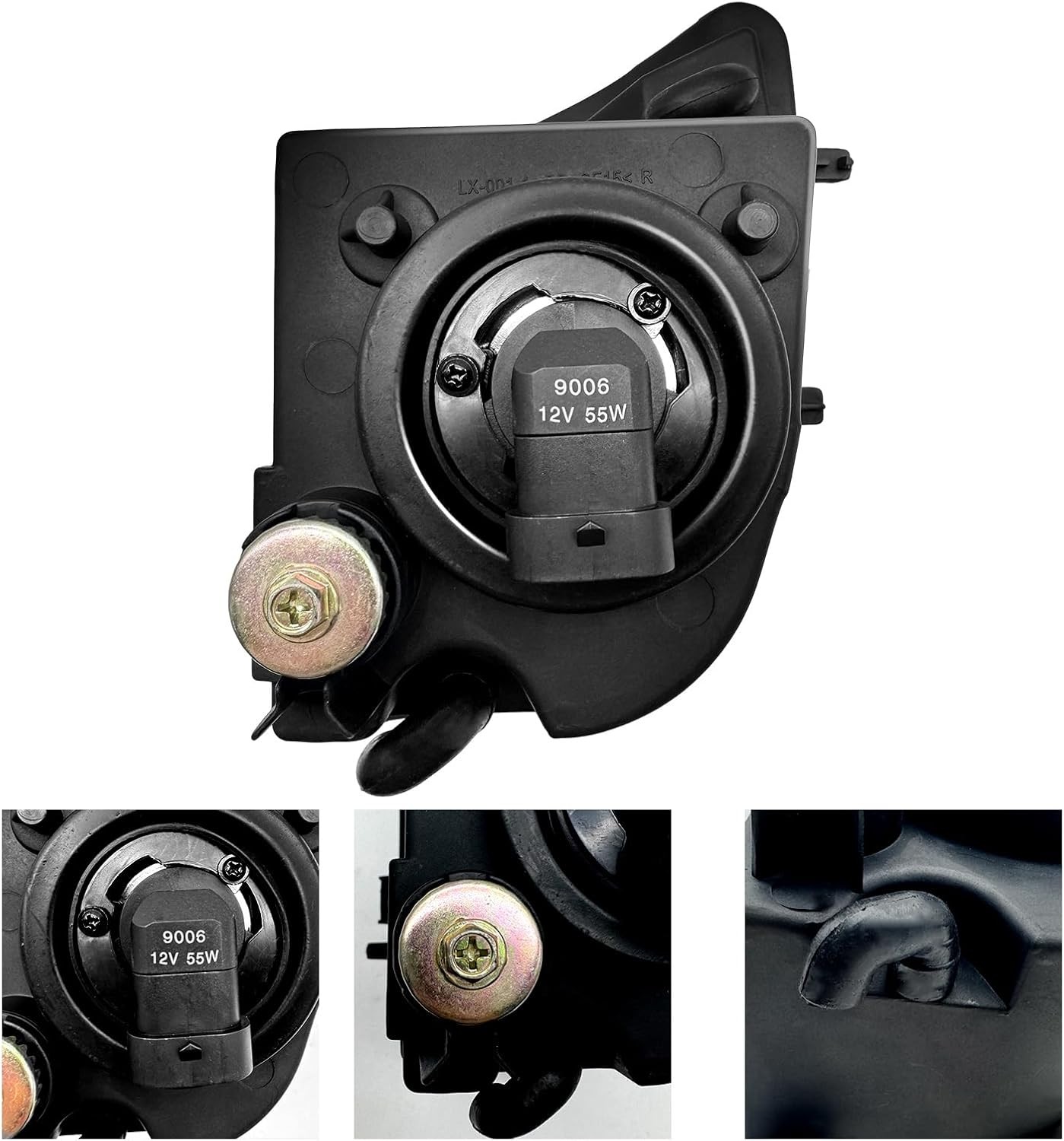 Fog Lights Compatible With 2006-2010 IS250/IS350 Front Bumper Lights Assembly