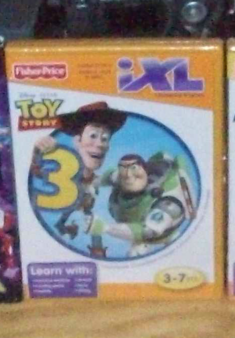 FISHER PRICE iXL I XL TOY STORY 3 LEARNING SYSTEM GAME WOODY BUZZ LIGHTYEAR