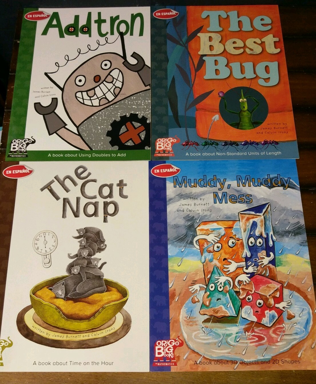 NEW 12 Orgio Education Big Books Math School Home School Books Spanish Edition