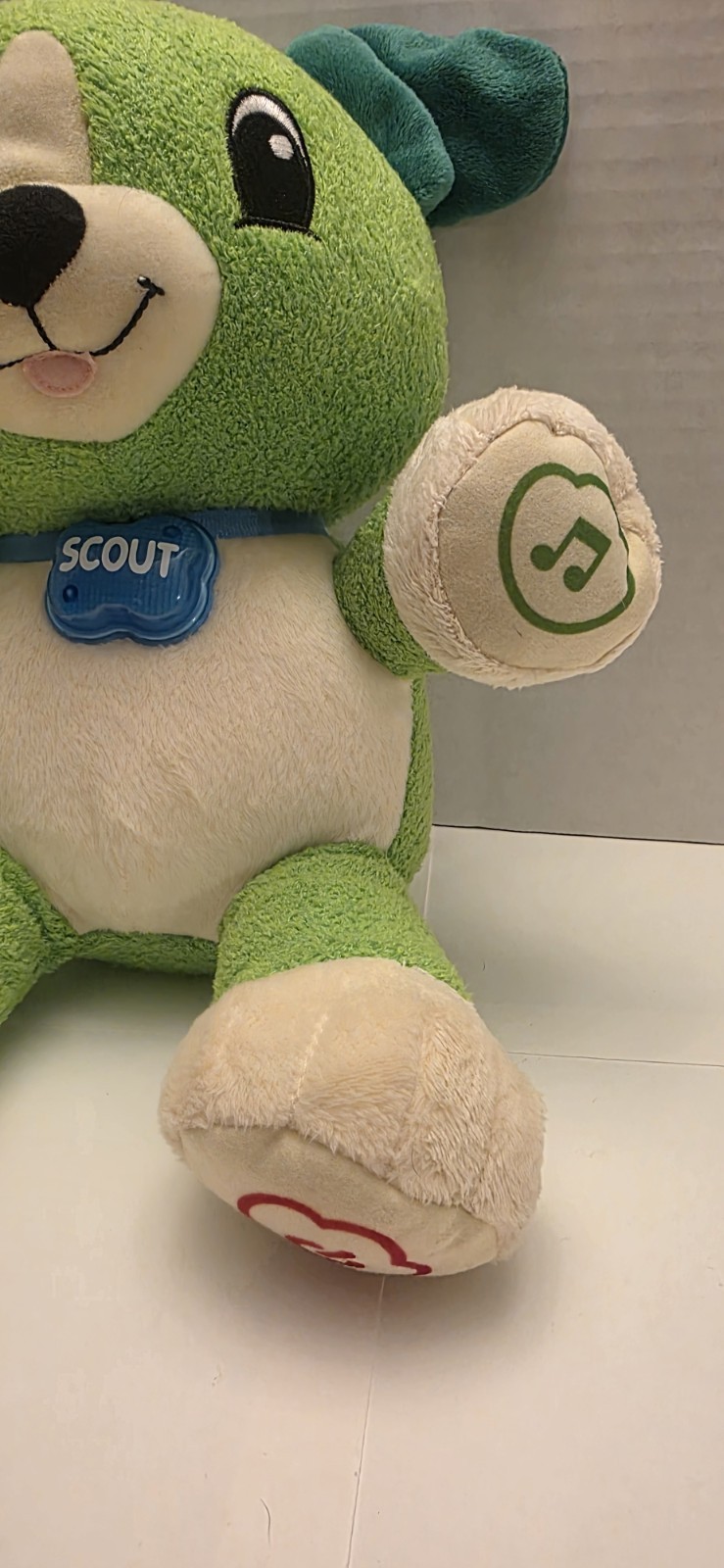 Leap Frog Interactive Learning My Pal Scout Plush Talking Puppy Dog WORKS EUC