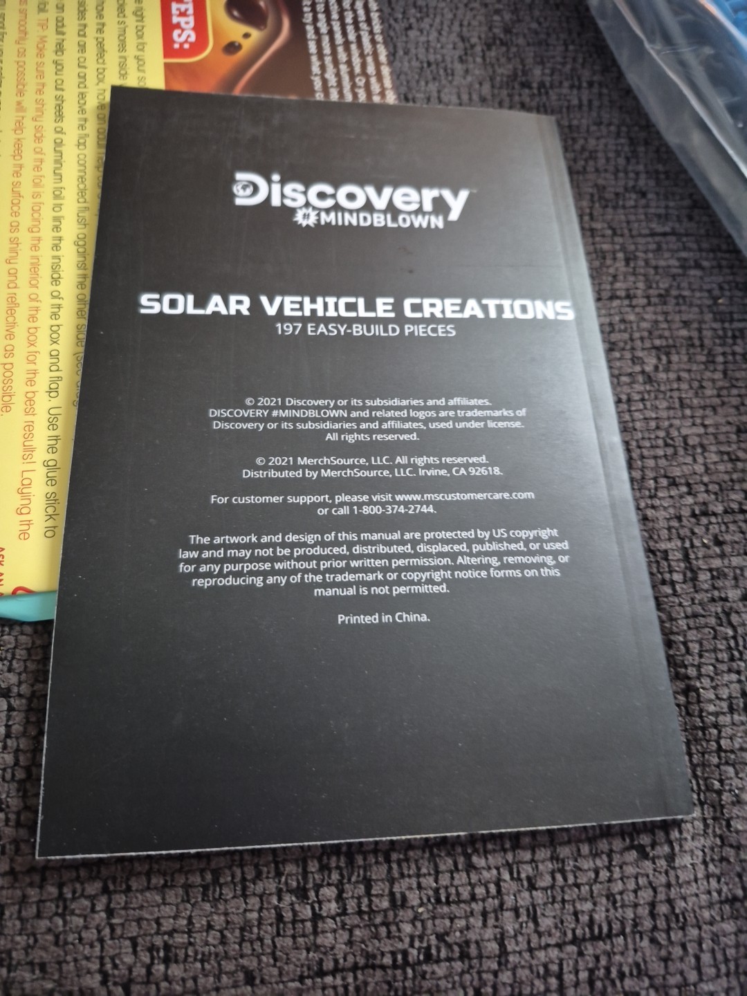 Discovery:Mindblown/Solar Vehicle Creations Kit/STEM:12 Designs 197pc/New