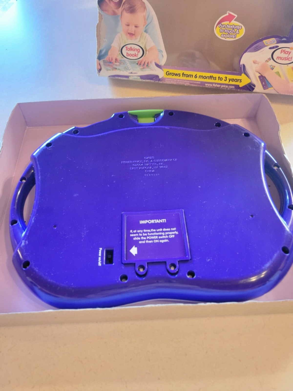 Fisher Price Power Touch BABY Learning System Box NOS Vintage HTF