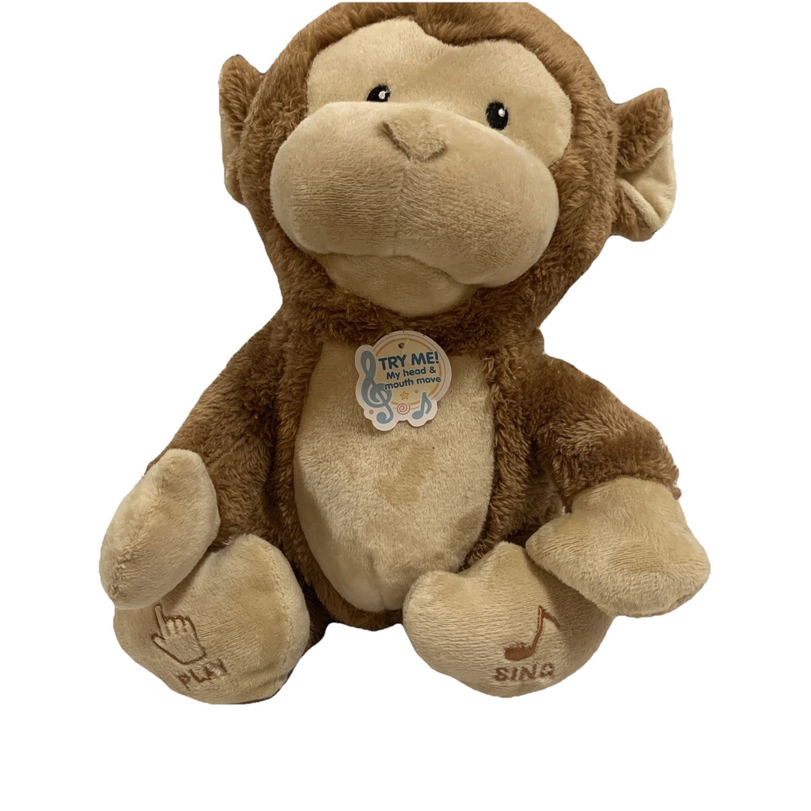 Marvin The Monkey Interactive “10 Plush Toy Spark Create Imagine Talking Singing