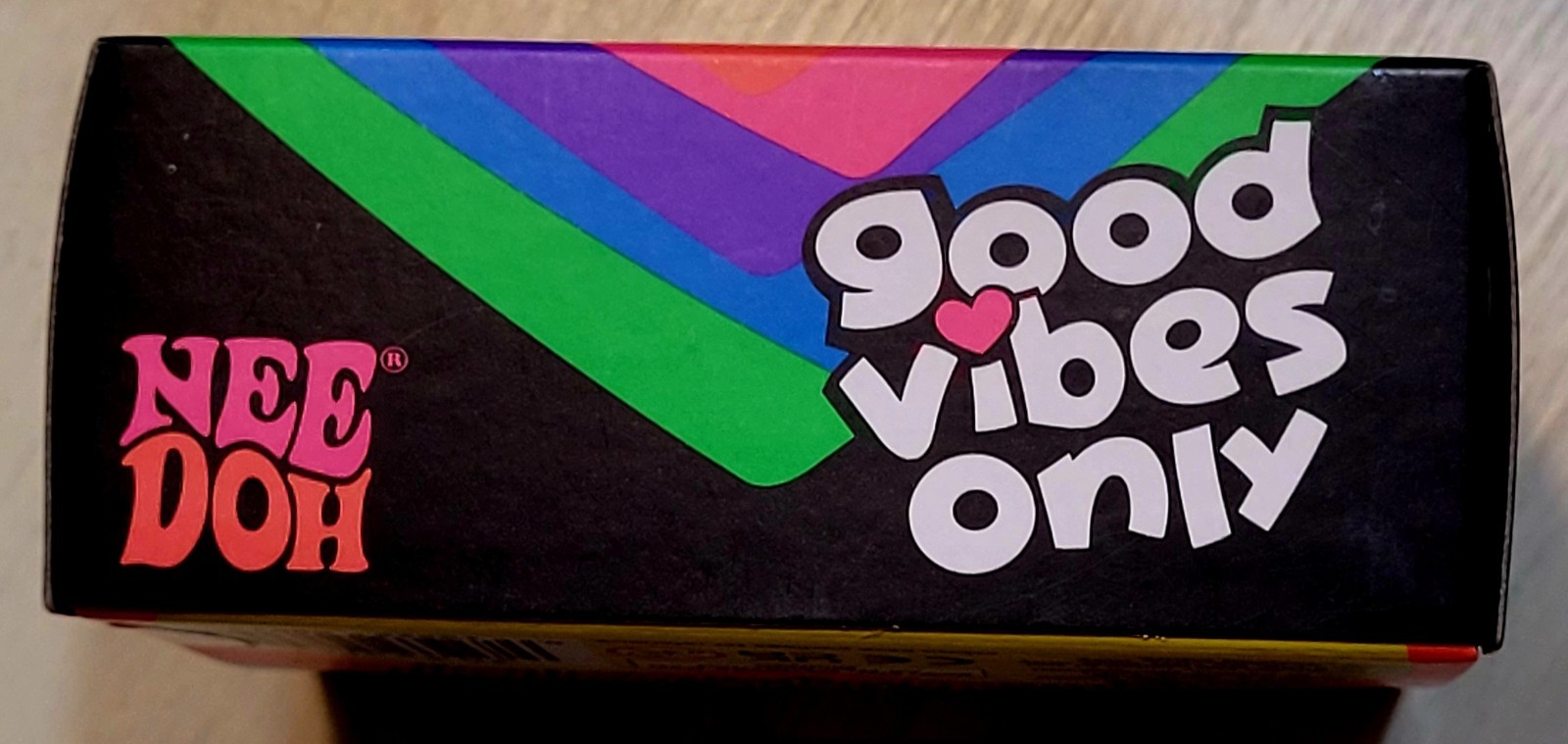 Nee Doh “Good Vibes Only”-Heart Shaped SQUISHY-1 of 6 Different Positive Sayings