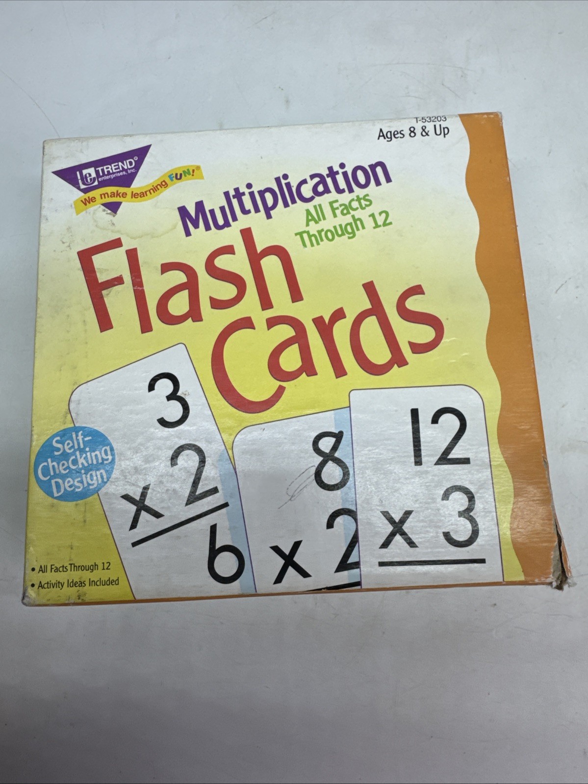 Multiplication Flash Cards Learning Math Mathematics Skills Trend Learning Card