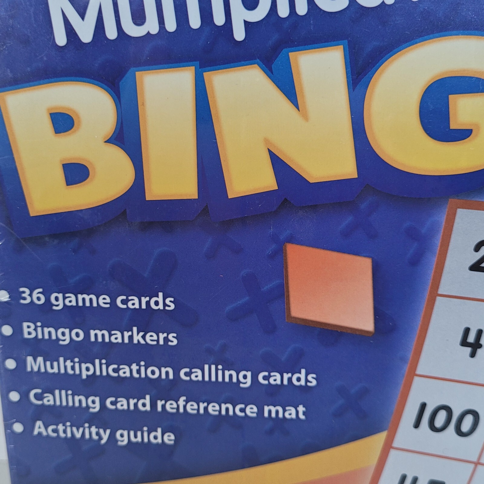 Multiplication BINGO Lakeshore Game Grades 3-4 Sealed Up To 36 Players Brand New