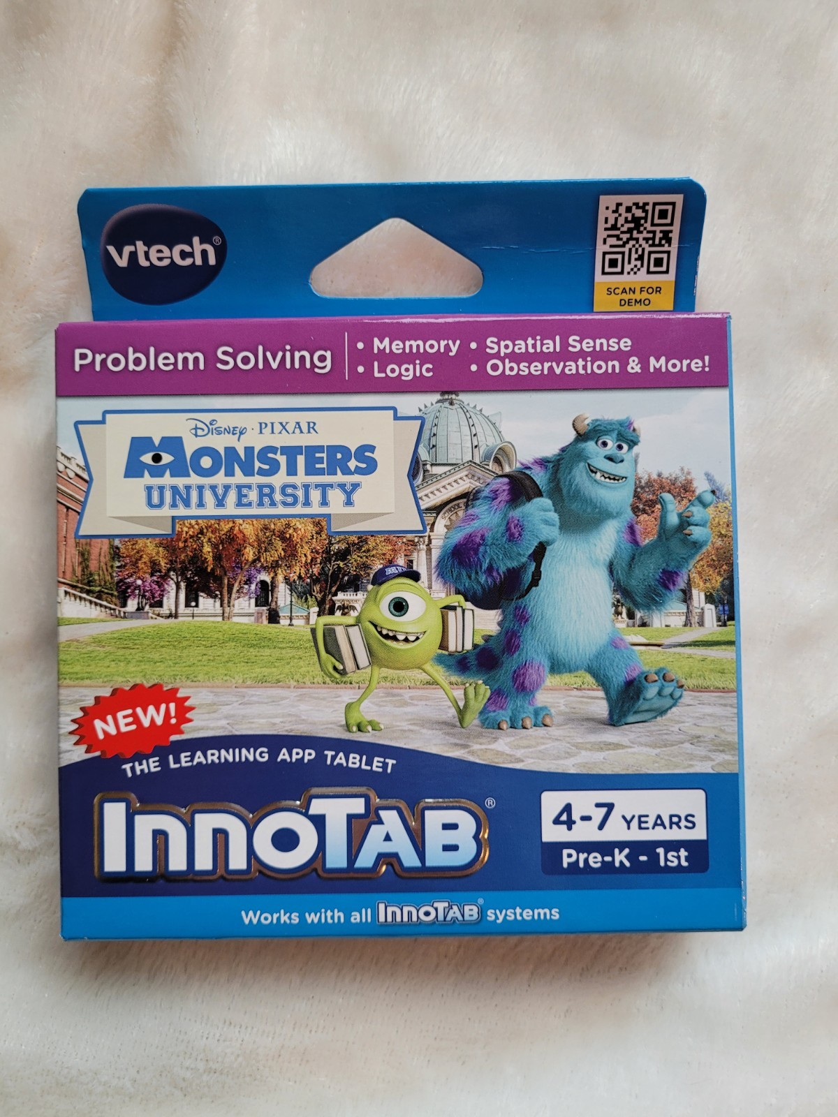 Vtech InnoTab Games Set of 3 *NEW* Hello Kitty, Monsters University, Turbo