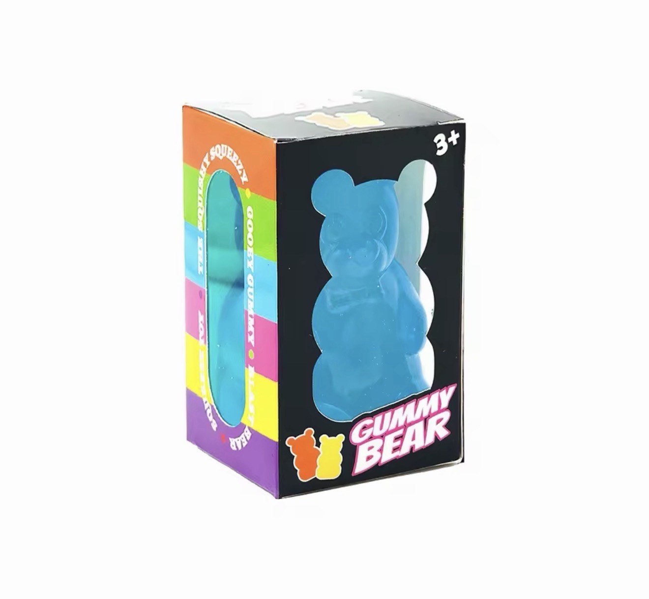 Gummy Bear Tactile Squeeze Toy, Multicolor, Ages 3+ (3-4 Years)