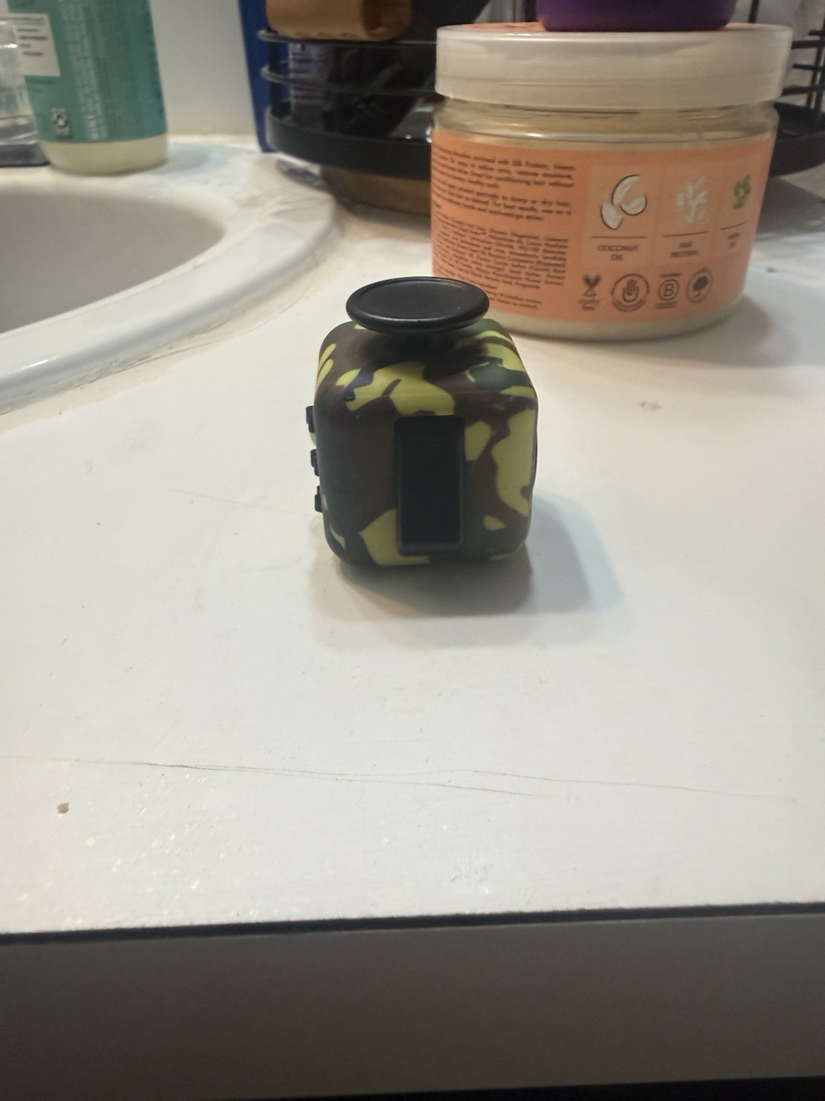 Camouflage Fidget Cube Tactile Sensory Toy for Ages 8-11, 12-16, 17 Years & Up