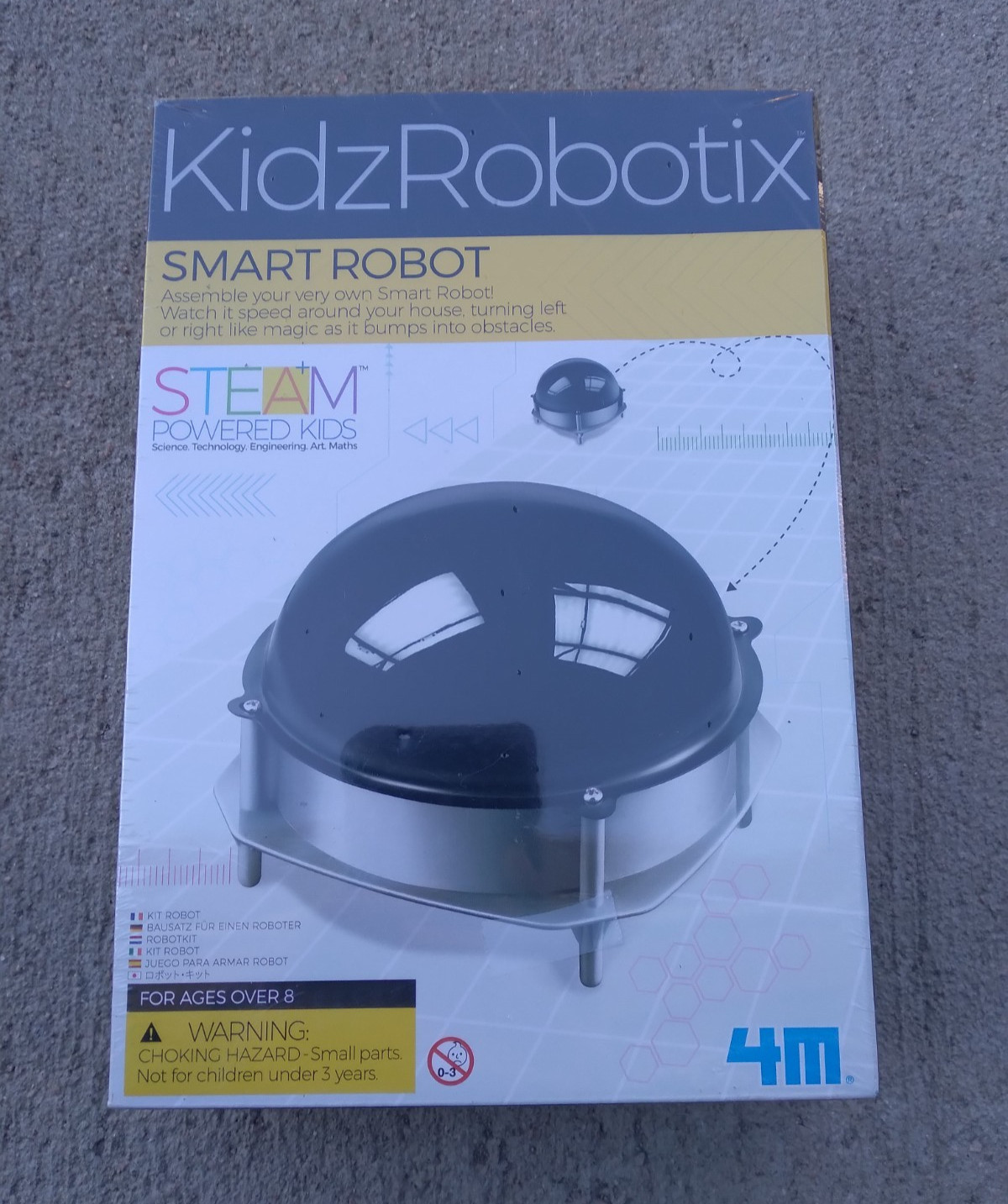 NEW KidzRobotix Smart Robot Kit STEAM 4M Ages 8+