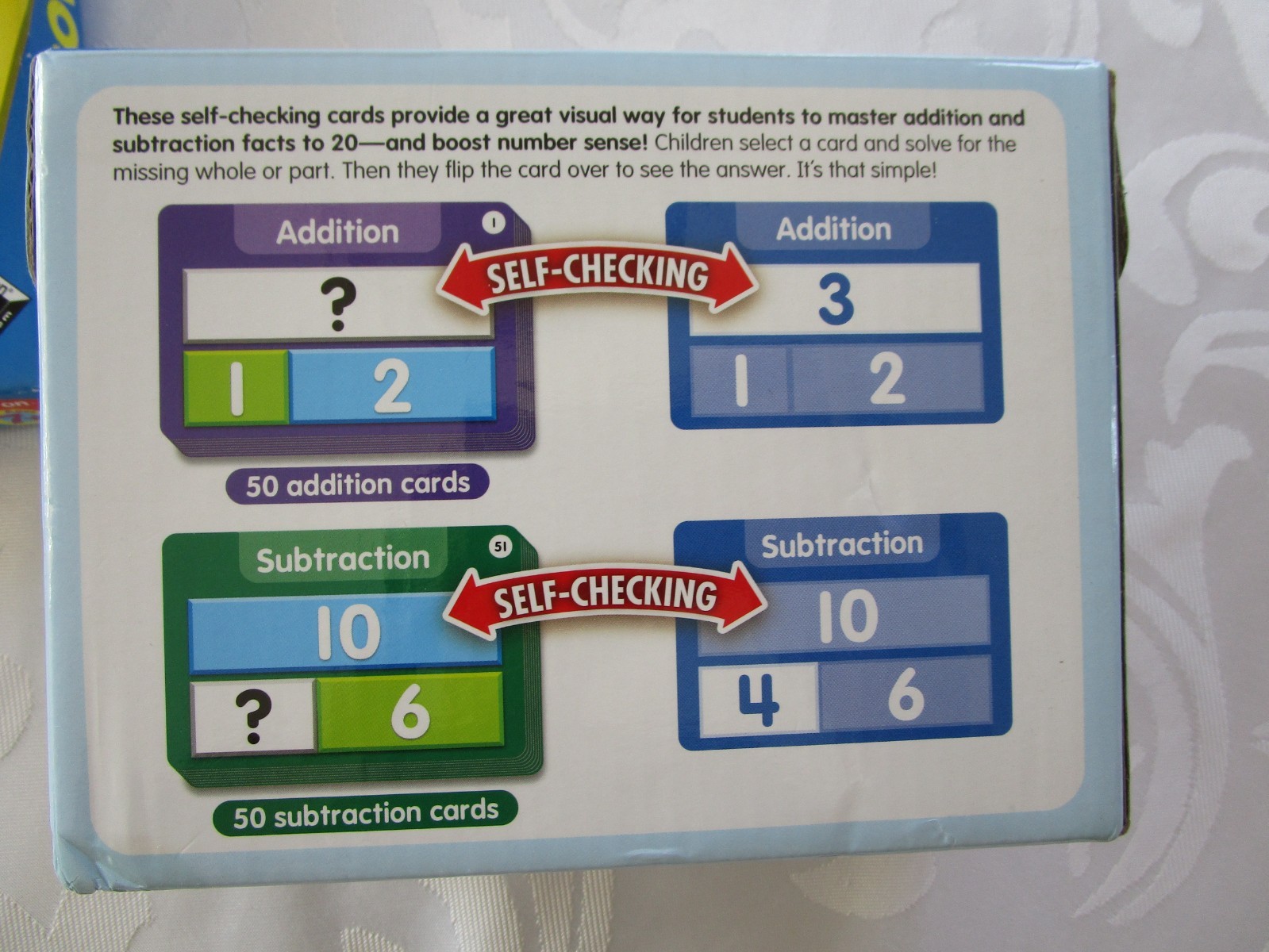 Lakeshore Learning RESOURCE LOT OF 2, VISUALIZE IT ADD SUBTRACT, FRACTION TILES