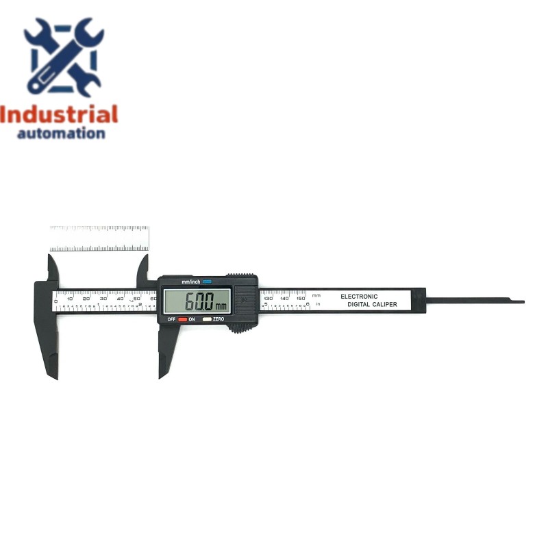 1pc LCD screen Vernier caliper Plastic 150mm Resolution 0.1mm Tolerance +-0.2mm