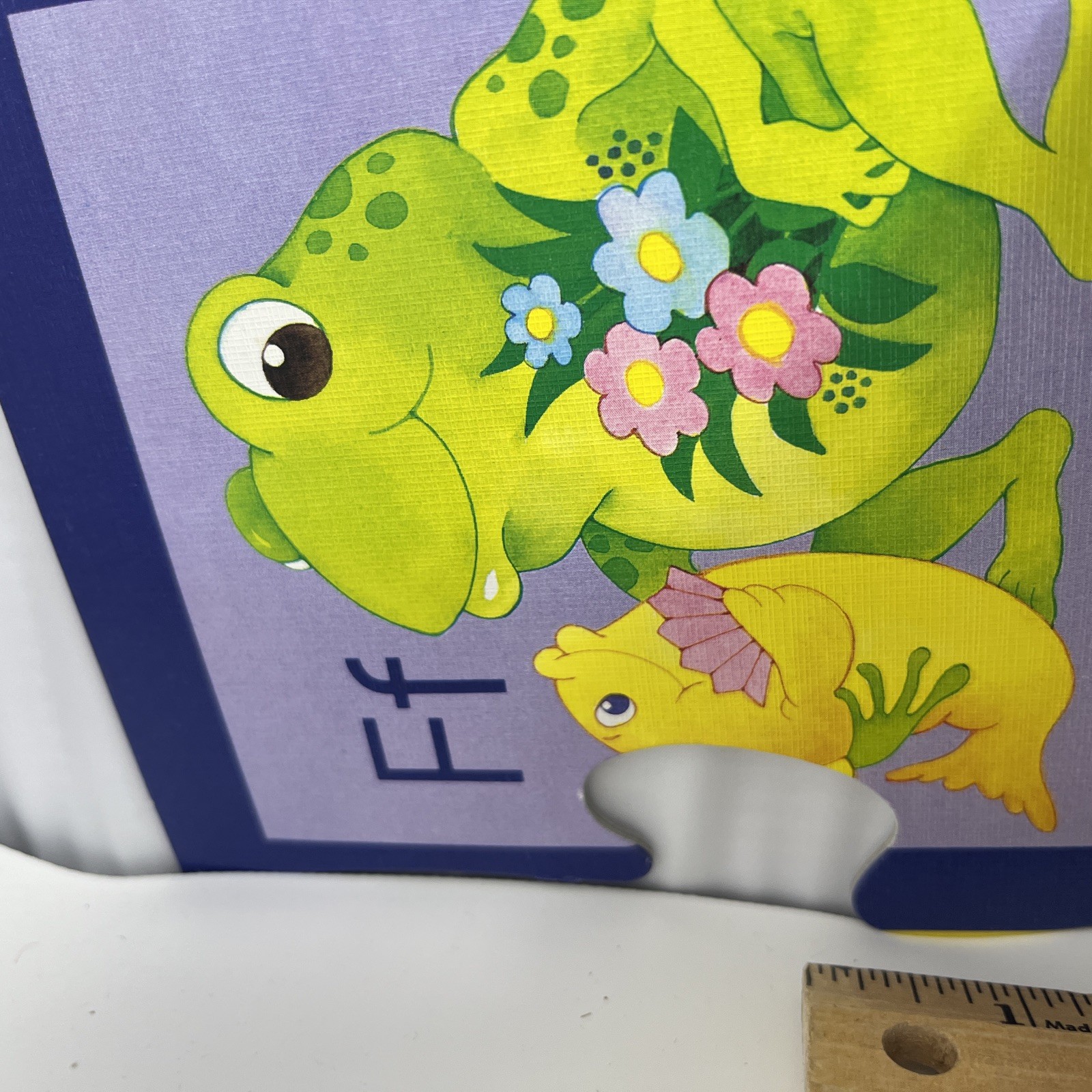 1992 Discovery Toys #247 “Rainbows, Rabbits, & Roses” ABC Floor Puzzle