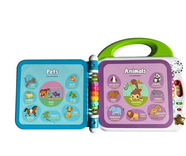 Leap Frog Learning Friends 100 Words Book English & Spanish Audio Book Working
