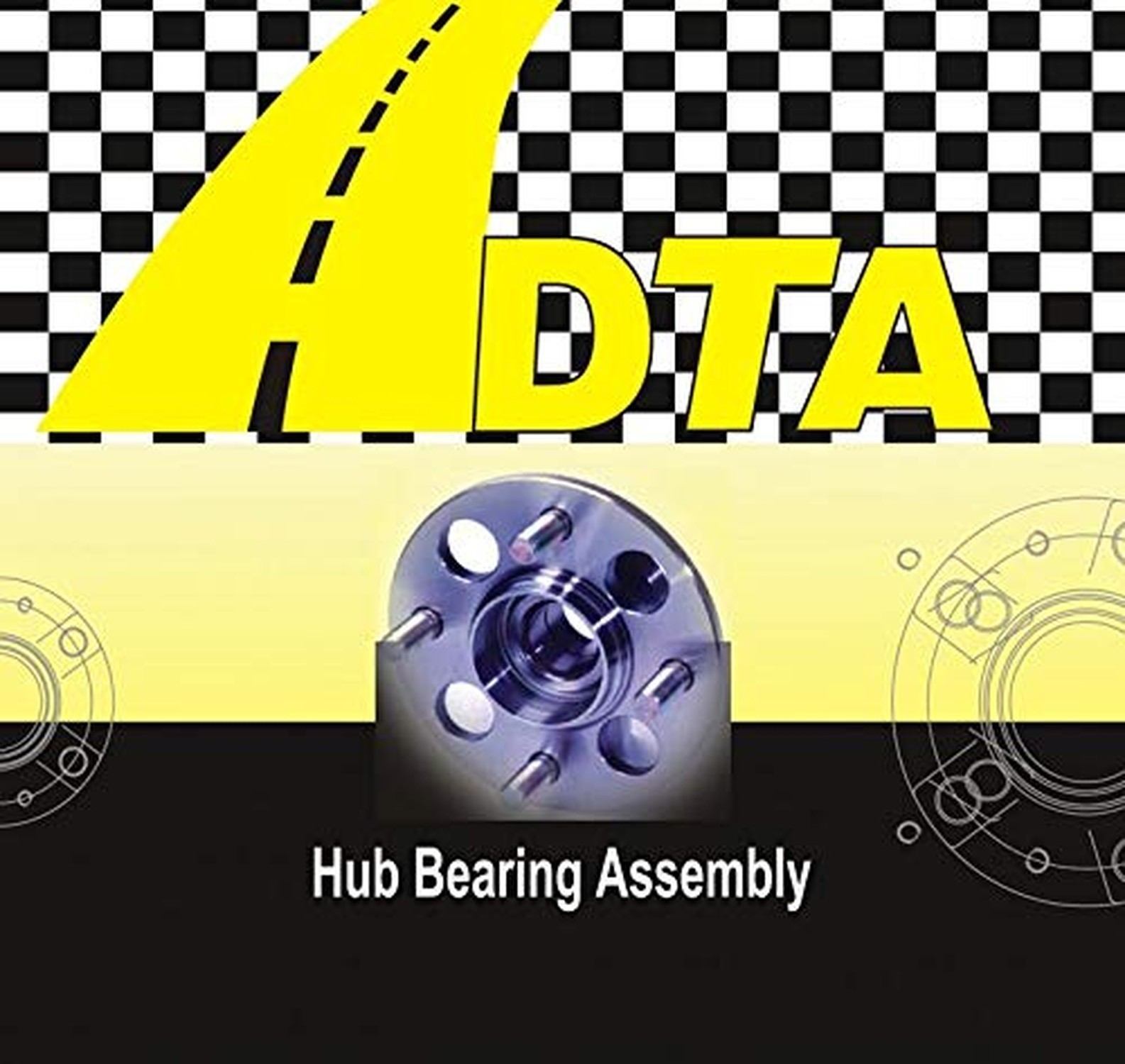 DTA D930554+NT510063 x2 Front Wheel Hub Wheel Bearing Kits with Retaining Cli…