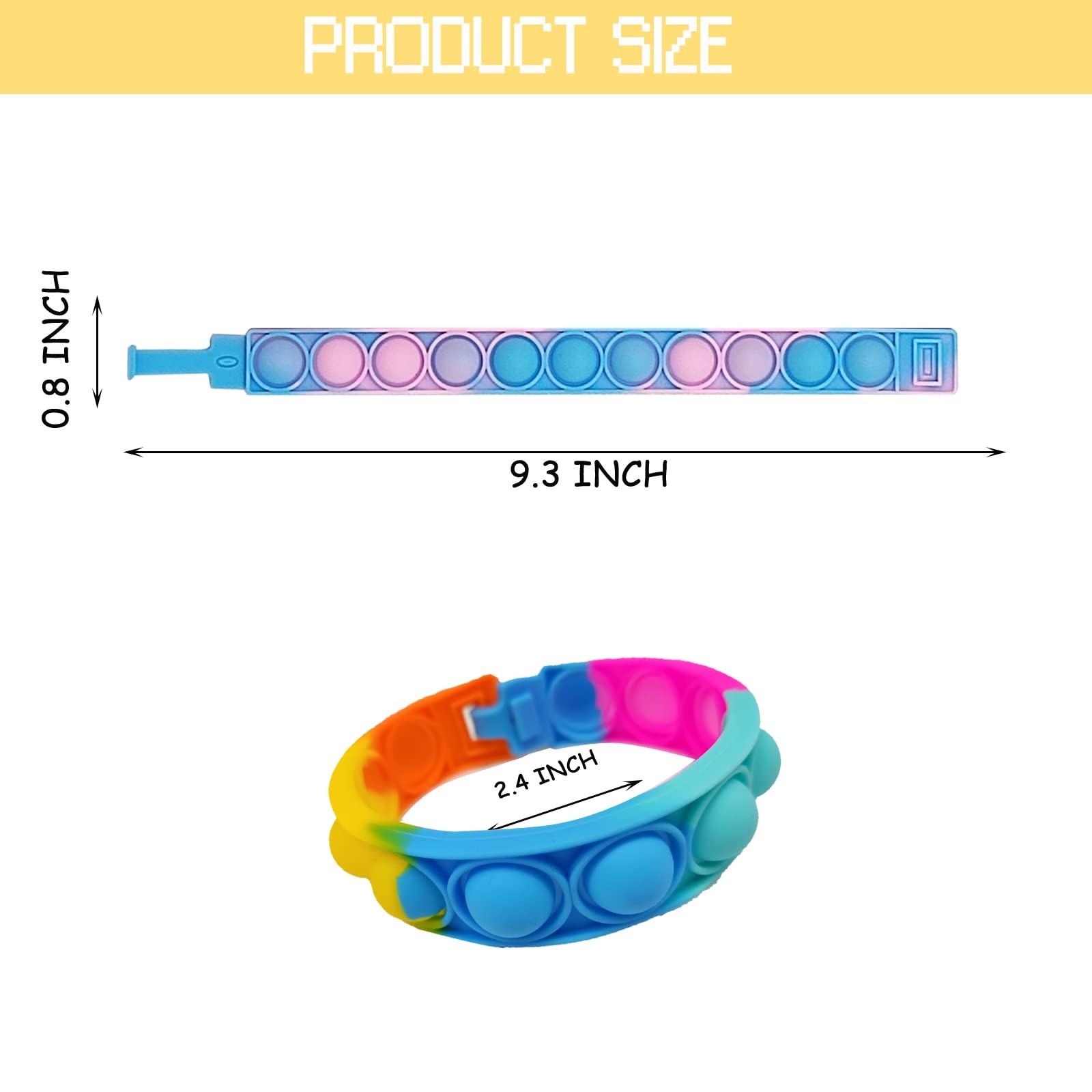 120 Pcs Pop 9.3 x 0.8 x 2.5 inches, Multiple (Blue, Red, Green, Etc.)