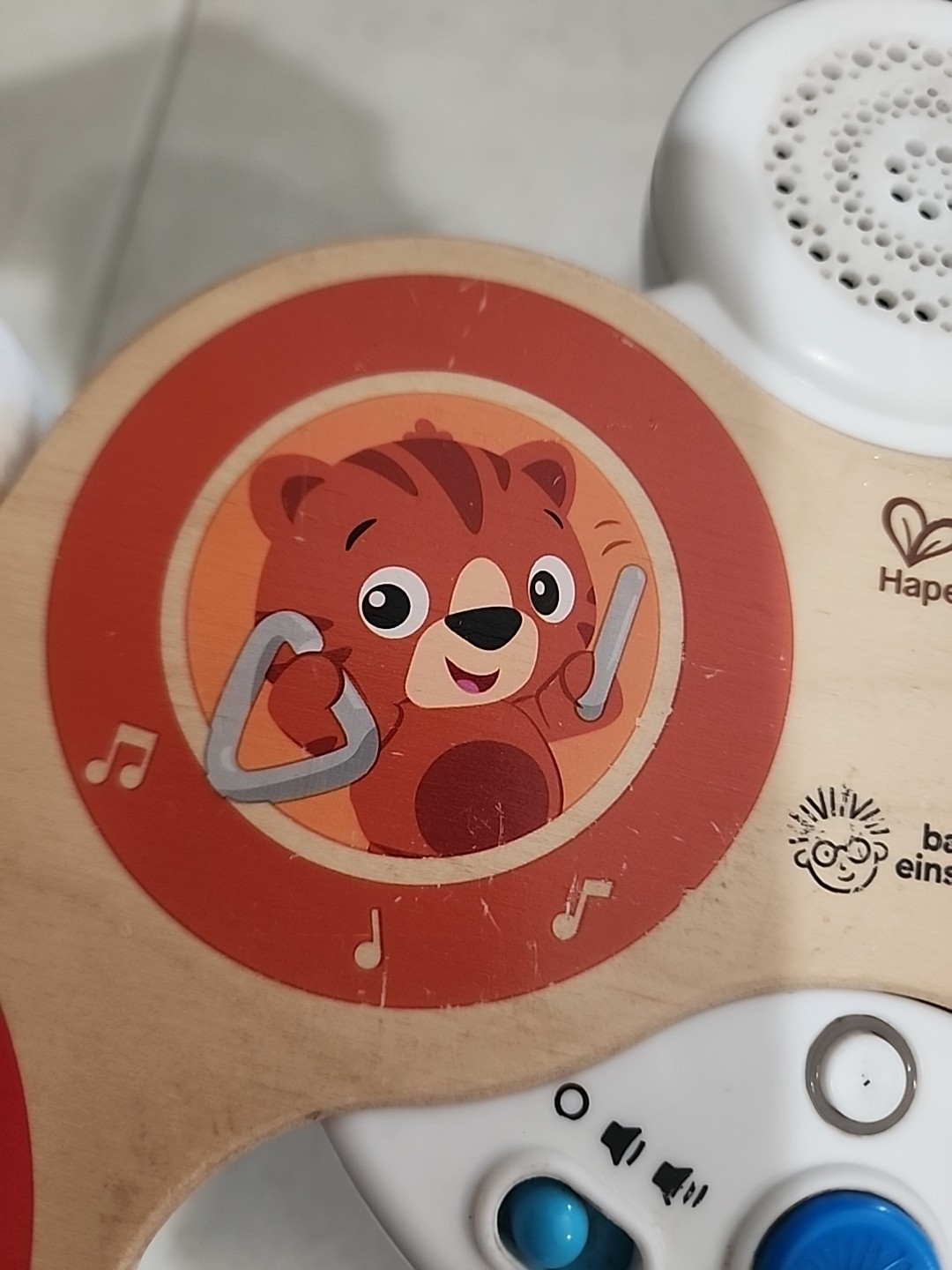 Baby Einstein Together in Tune Magic Touch Drums Wireless Wooden Toddler WORKS!