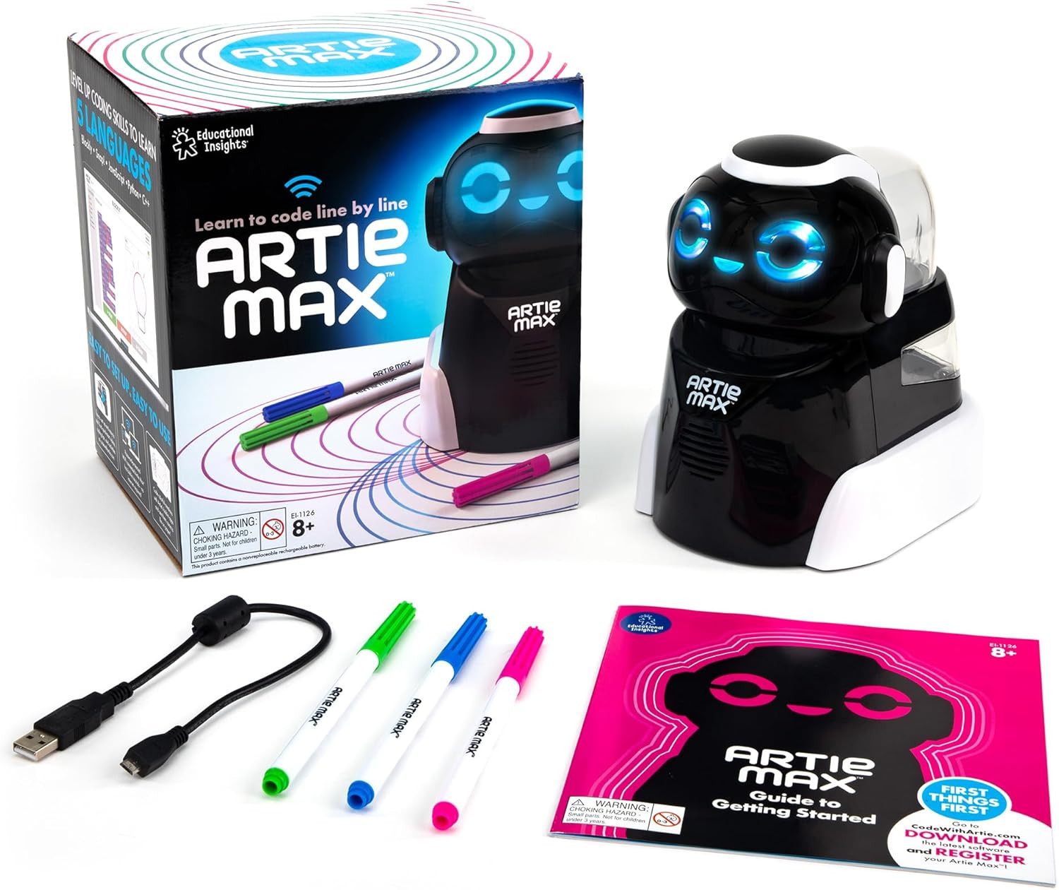 Artie Max the Coding & Drawing Robot – STEM Robot Toys & Coding for Kids, Learn