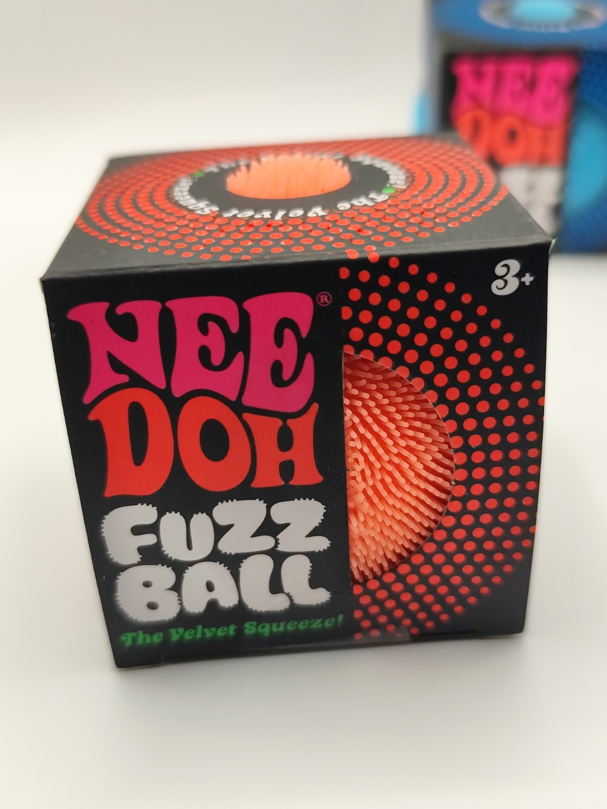 LOT OF 3 Nee Doh Needoh FUZZ BALL The Velvet Squeeze Fuzzball 🩷💙 🧡 🔥🔥🔥