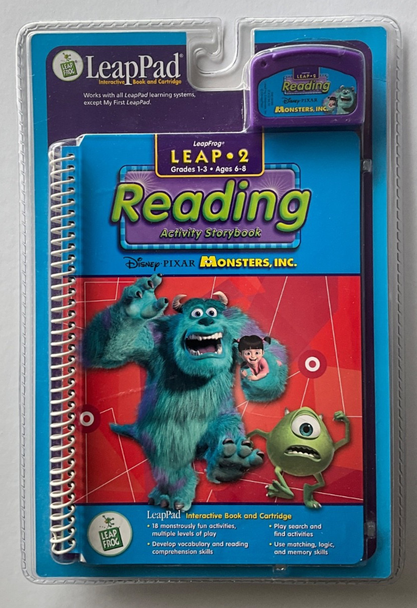 LeapPad primary readers Monsters Inc. + Toy Story 2