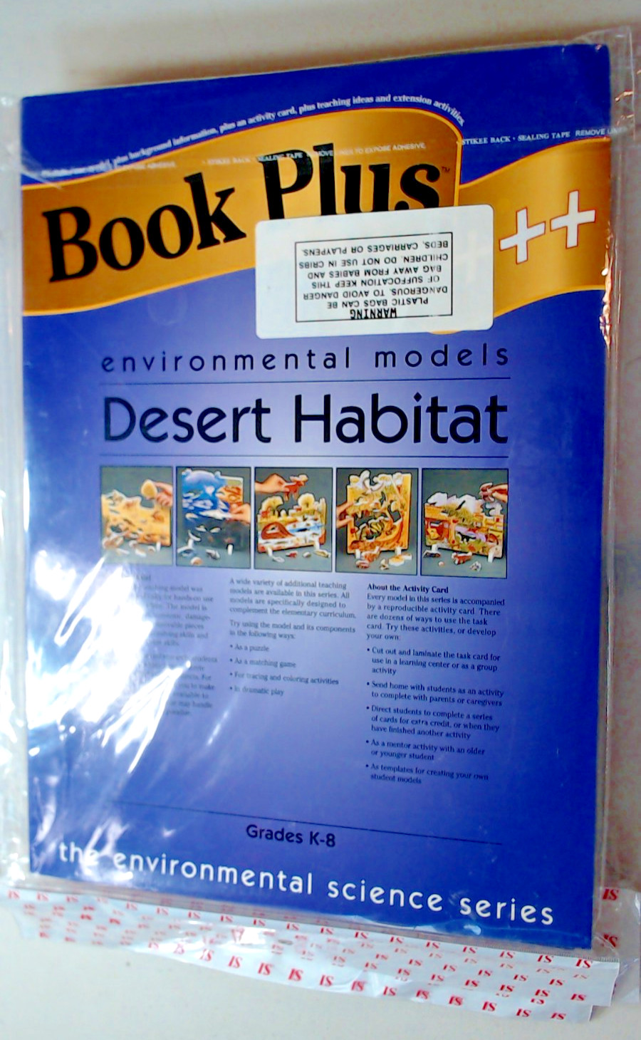 LOT OF 3 Book Plus +++ DESERT/URBAN/TROPICAL Science Model Model Kit -Homeschool