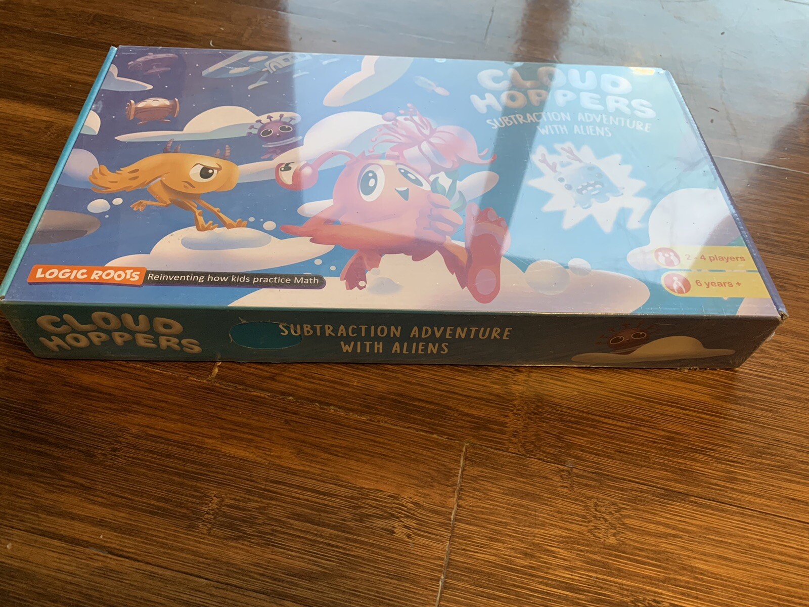 Logic Roots Cloud Hoppers Addition and Subtraction Game – Math Board Game, new