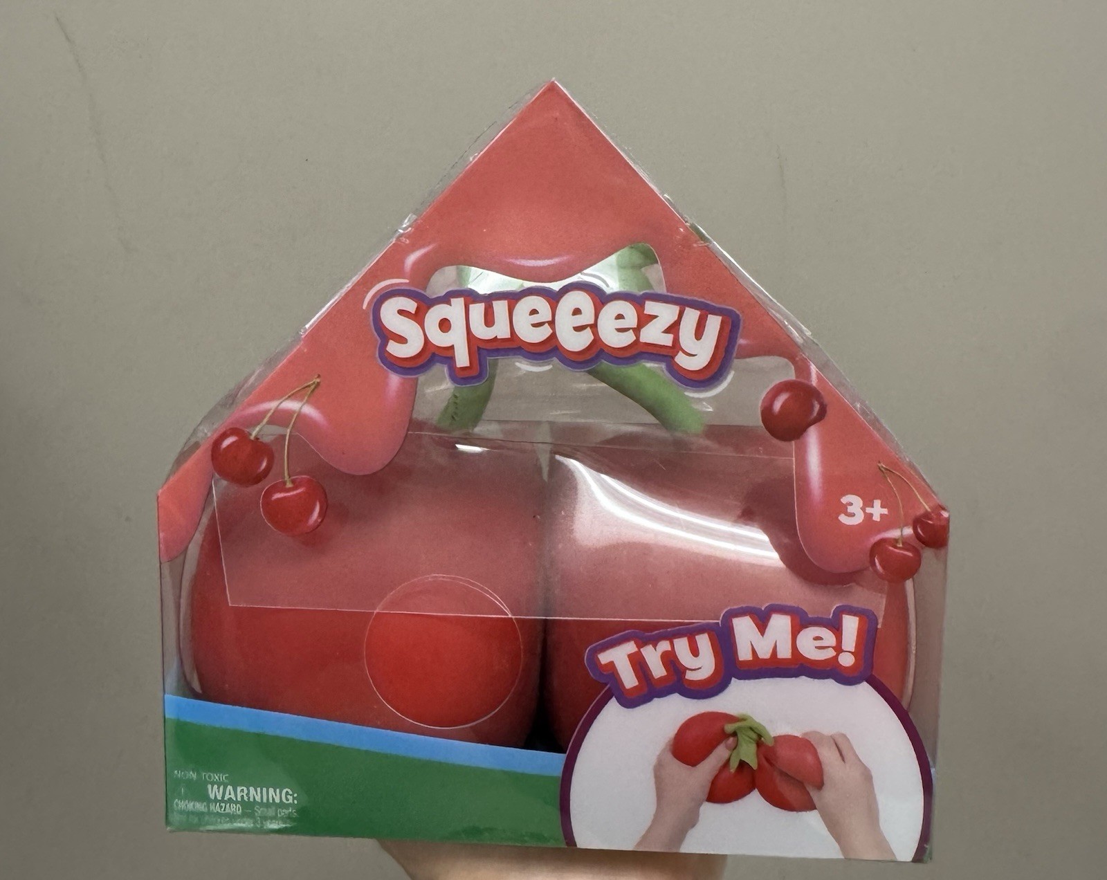 Sunny Days Squeeeze Cherries Rare Viral Squish Squishy Squeeezy Fidget Toy Jumbo