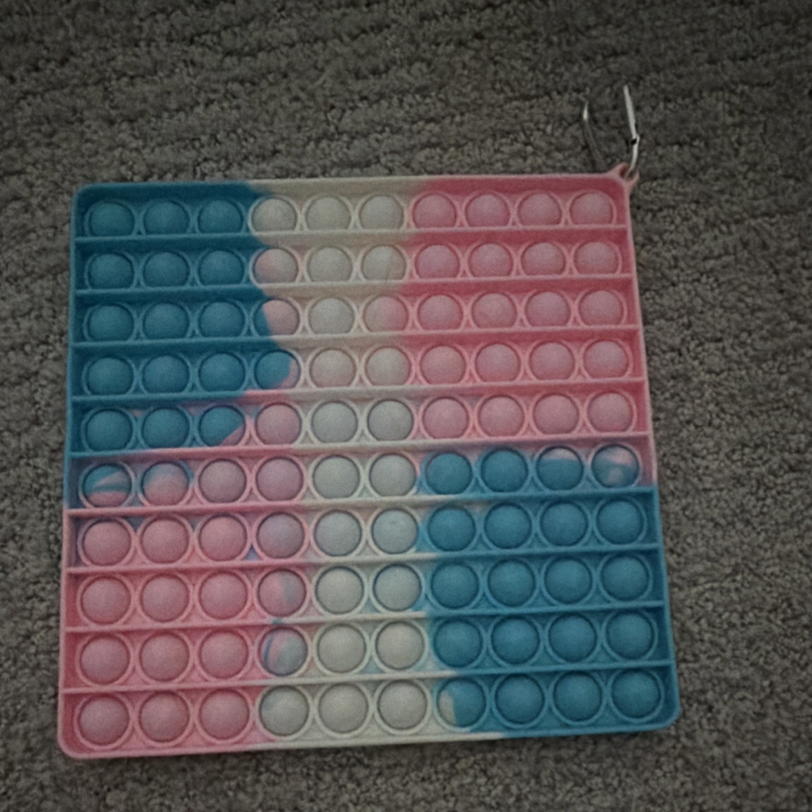 Large Square Multicolor Pop-It Tactile Sensory Toy for Ages 4-7, 8-11 Years
