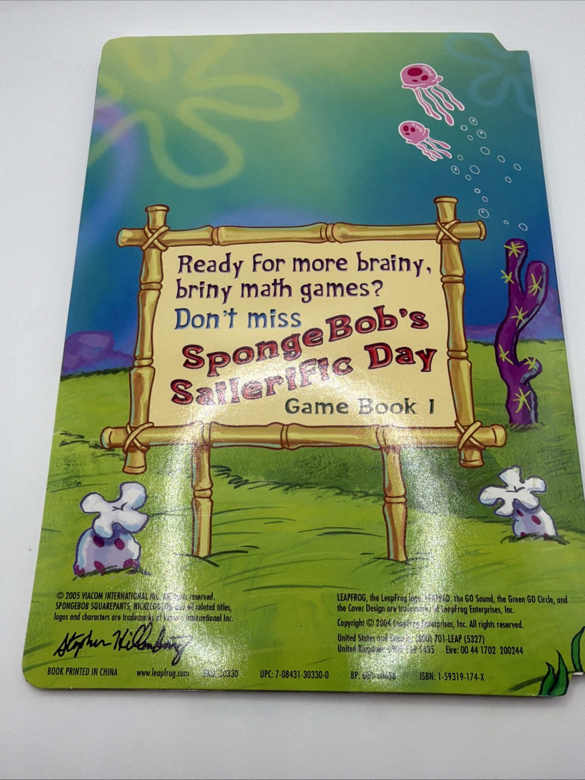 LeapPad Plus Writing Patrick and Gary’s Kelptastic Day Game Book 1&2 +Cartridge