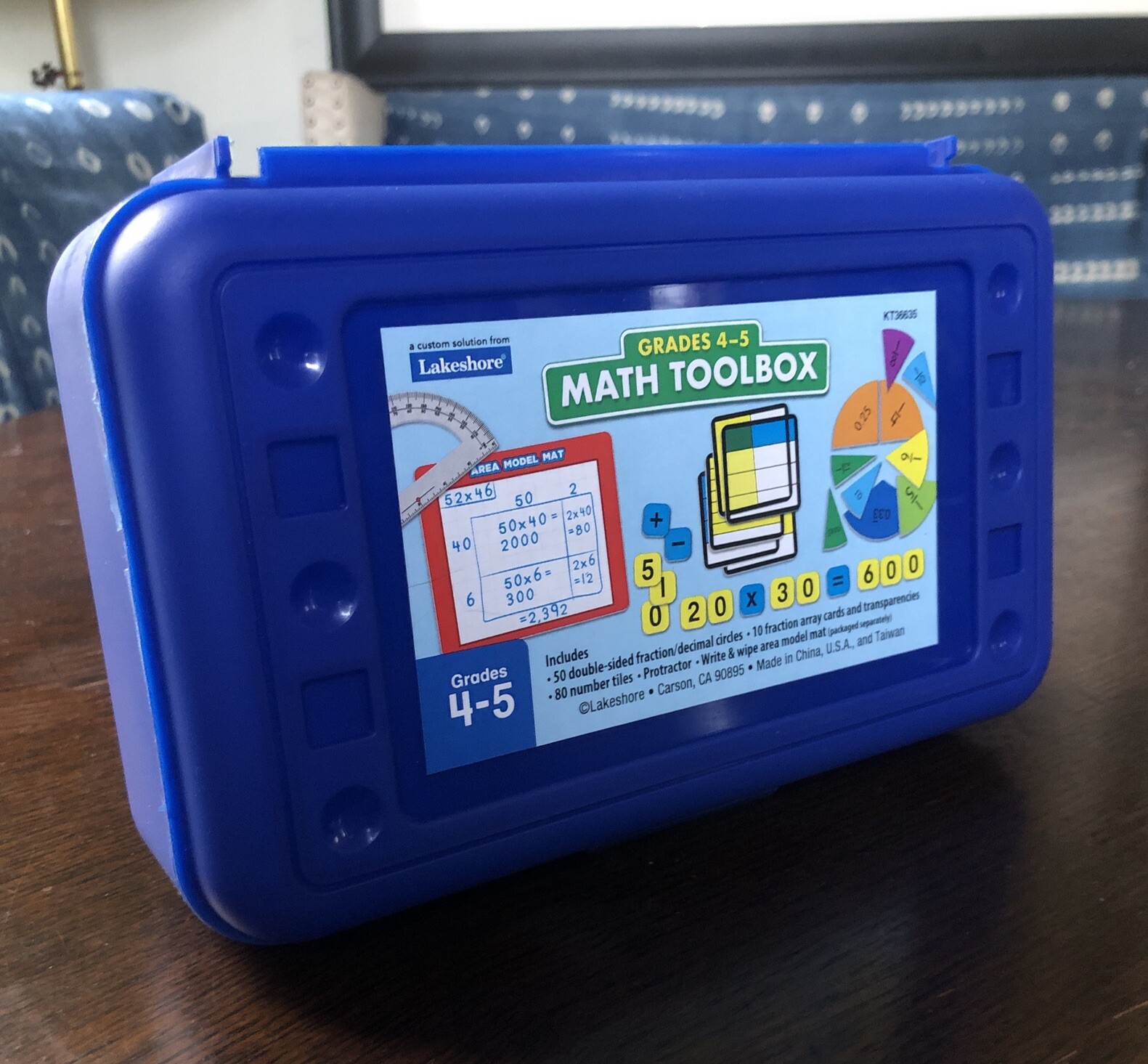 Lakeshore – Math Toolbox – Grades 4-5 – Fractions / Decimals / Number Tiles NEW!