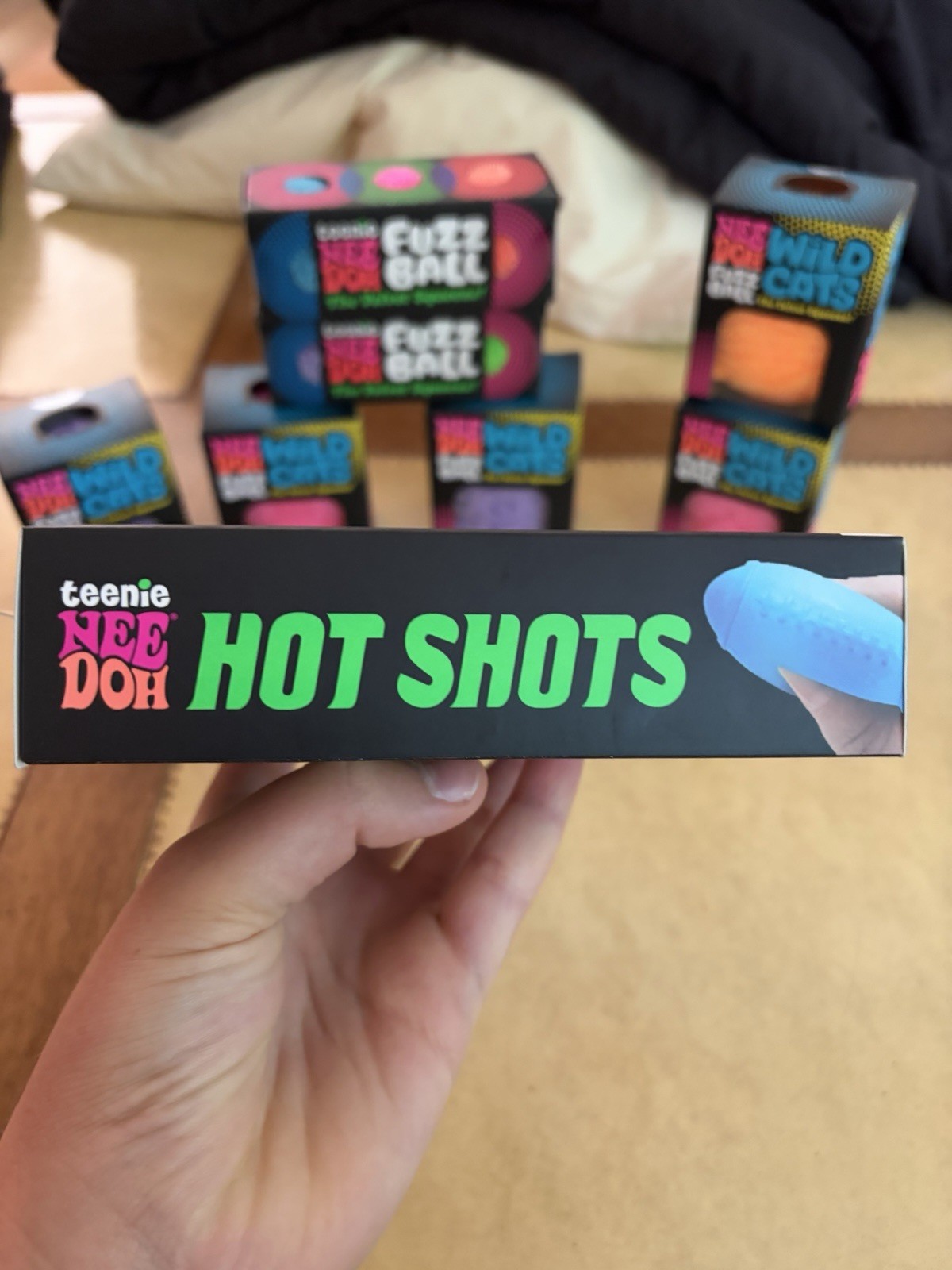 Teenie NeeDoh Hot Shots Multipack Nee Doh Mini 4 pack TIKTOK – AUTHENTIC