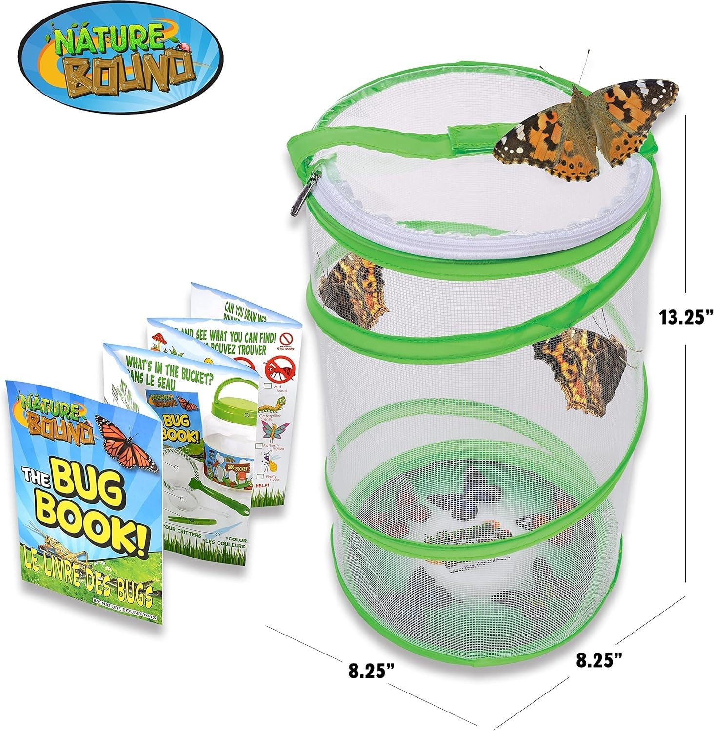 Butterfly Growing Kit – Live Caterpillar to Butterfly Project for Kids – Incl…