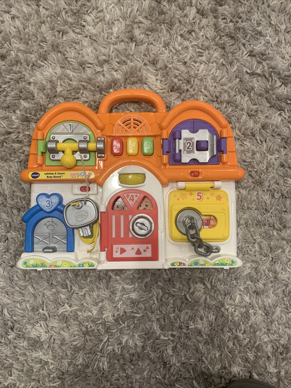 VTECH LATCHES & DOORS BUSY BOARD BABY TOY*CORE LEARNING*GREEN*12M-3YRS