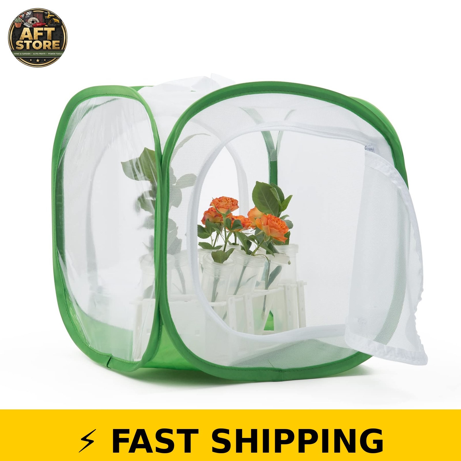 RESTCLOUD Monarch Butterfly Habitat – Insect Mesh Cage 12x12x12