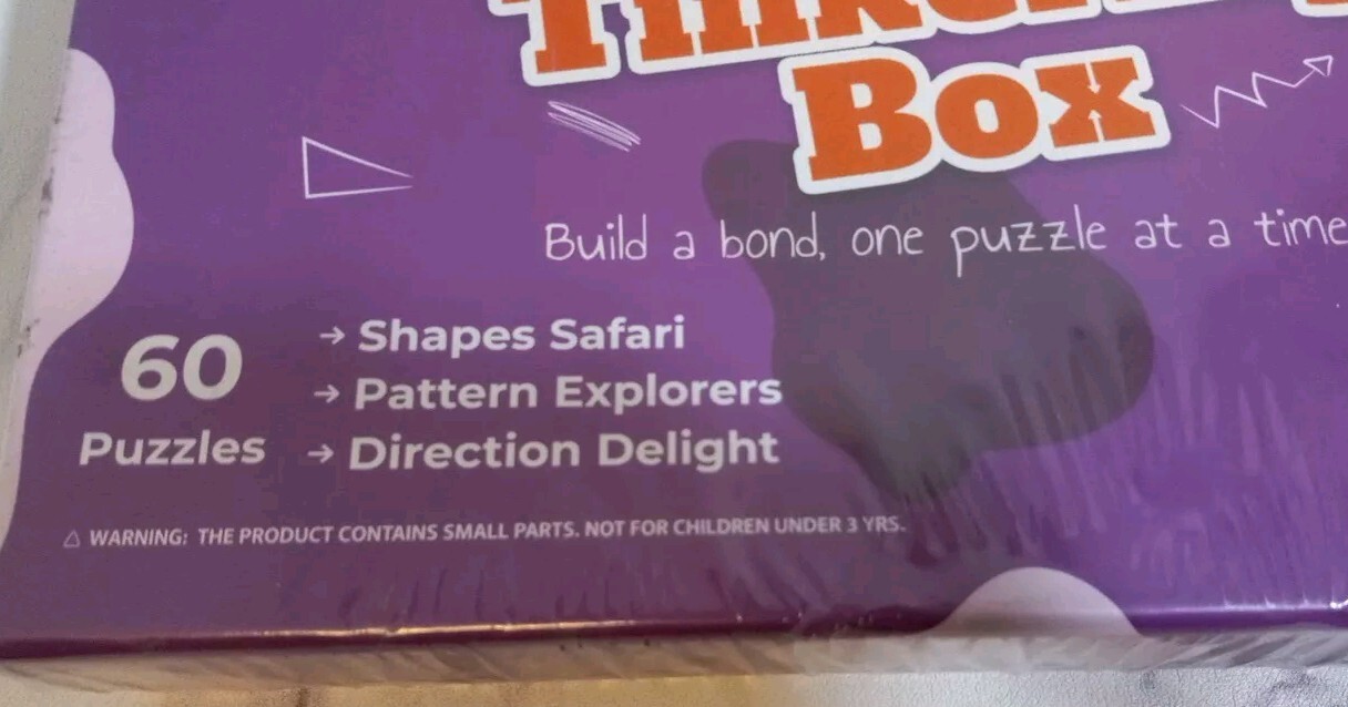 Upbring Tiny Tinkering Box For 3-6 years 60 Learning Puzzles New