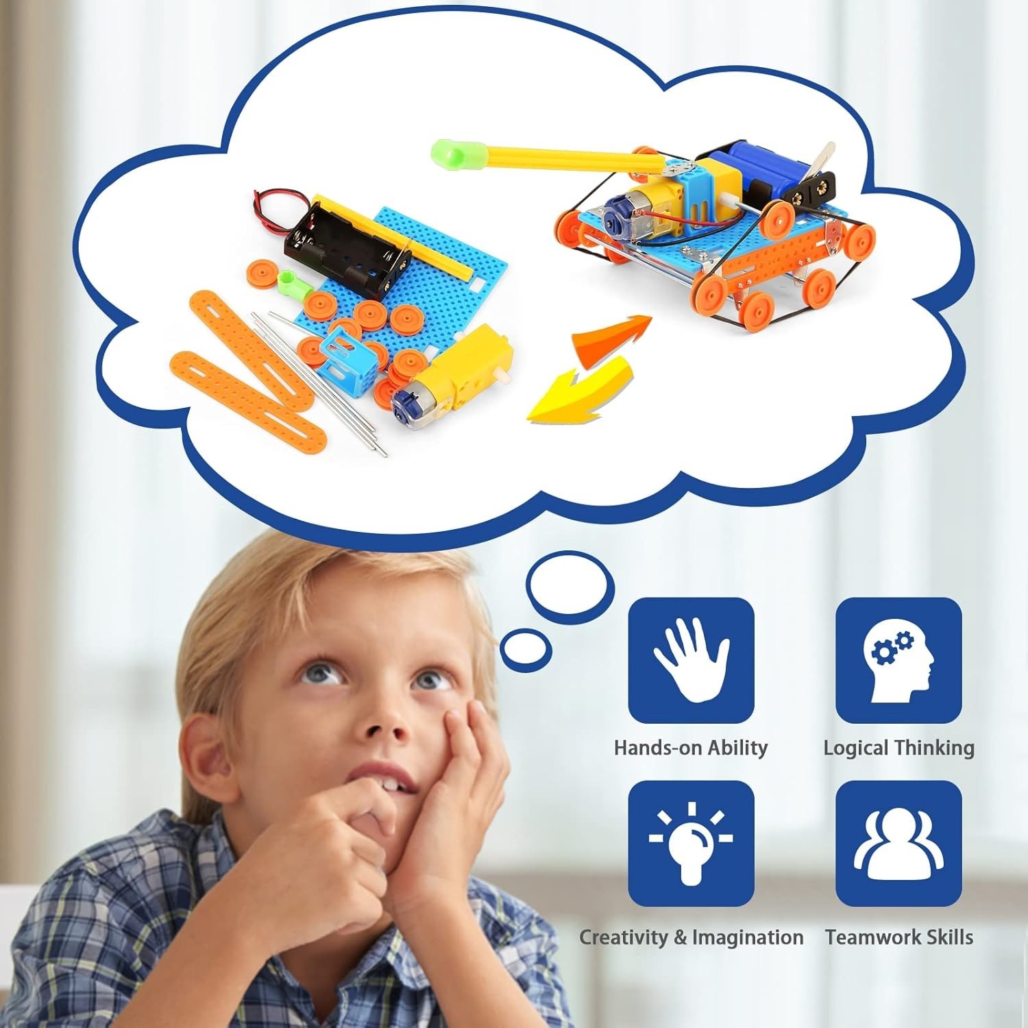 STEM Kits for Kids Craft 8-12, STEM Toy 6 7 8 9 Old Boy Birthday Gift | Scie…