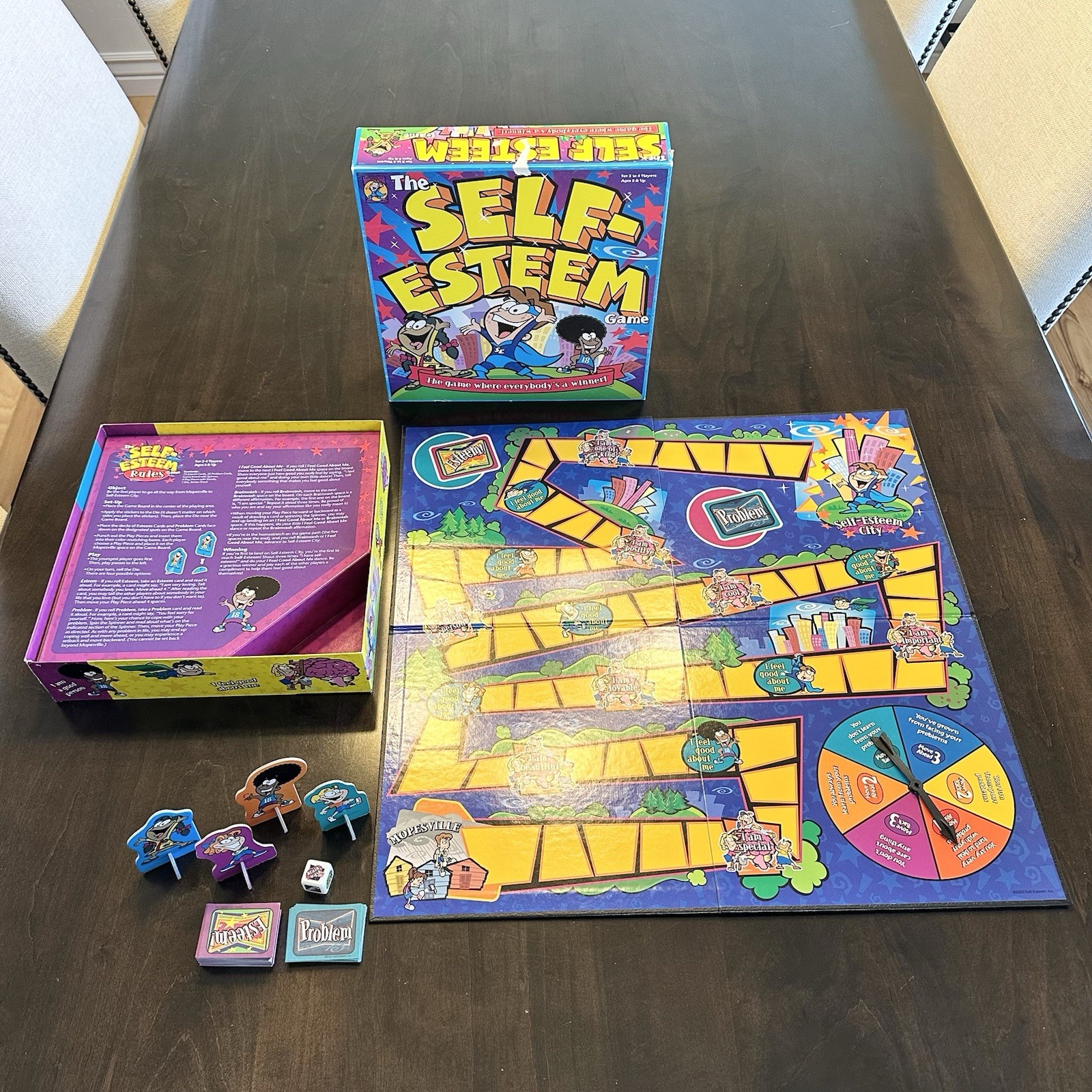 2003 The Self Esteem Board Game “Everybody’s a Winner” CBT Tool Complete READ