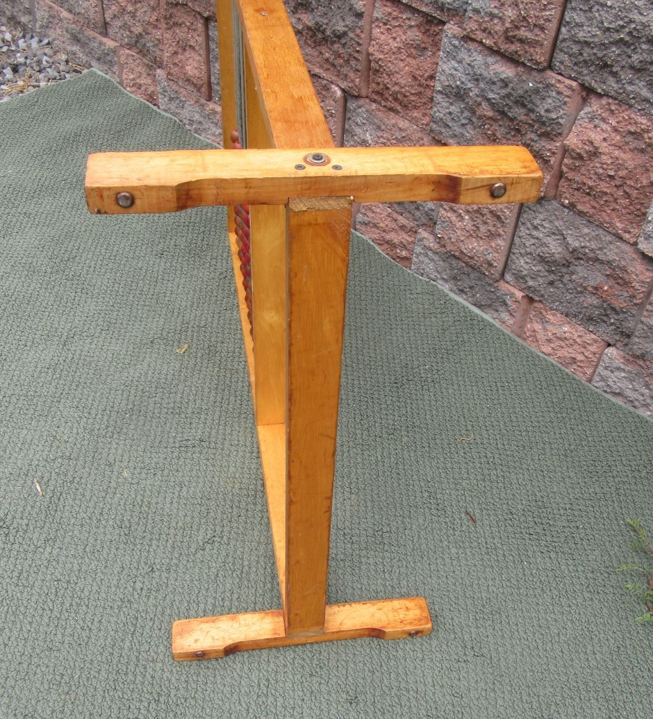 Vintage Springfield Education School Teacher Math Mathematics Wood Floor Abacus