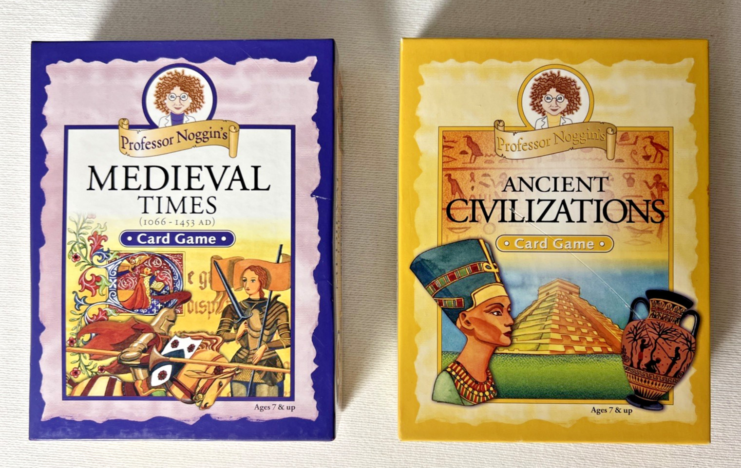 Professor Noggin’s MEDIEVAL TIMES & ANCIENT CIVILZATIONS Games, Complete