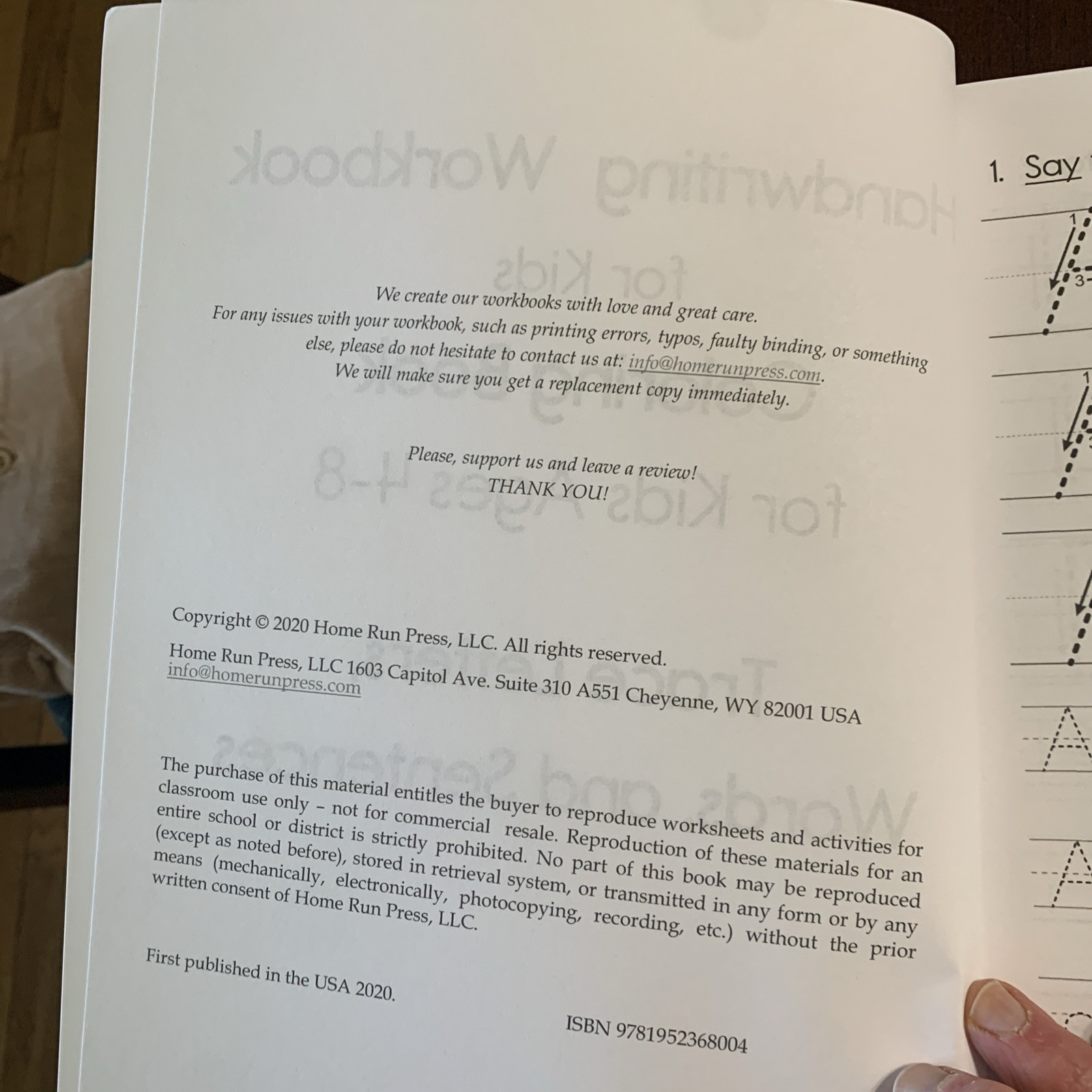 Handwriting Workbook Ages 4-8: Trace Letters Words Sentences Coloring