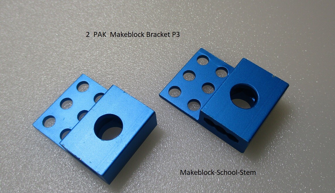 2 PAK Makeblock P3 Bracket * 6061 Aluminum Open Source