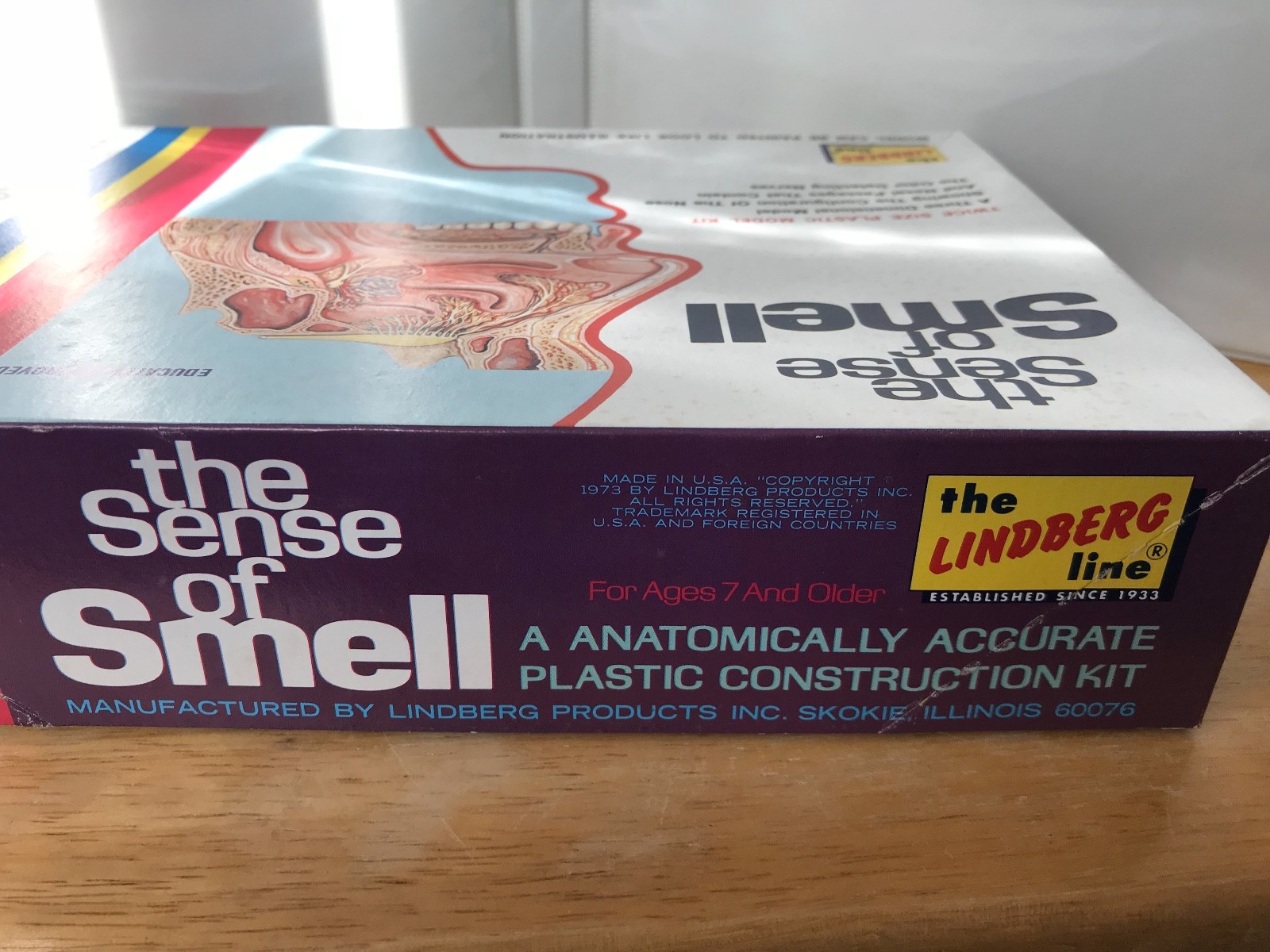 1973 LINDBERG The Sense of Smell UNASSEMBLED Plastic Model Kit #1313