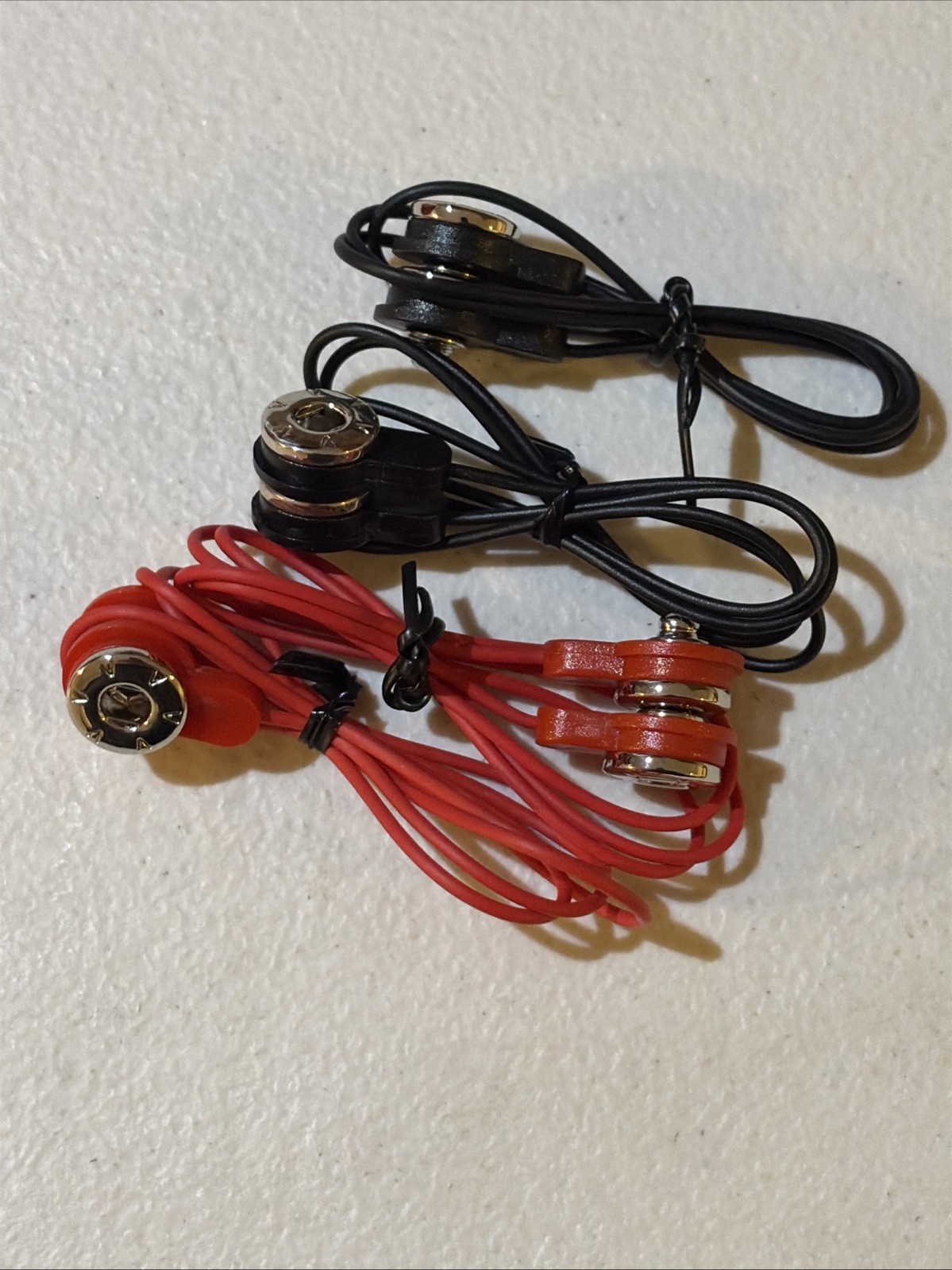 Snap Circuits Elenco Replacement Part Lot Of 4 New Jump Wires Red And Black