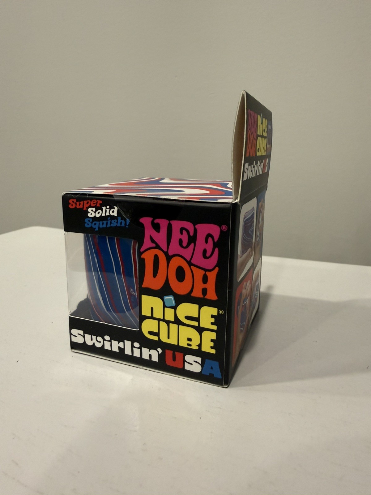 Schylling Needoh Nice Cube Swirlin’ USA 2.5″ Viral