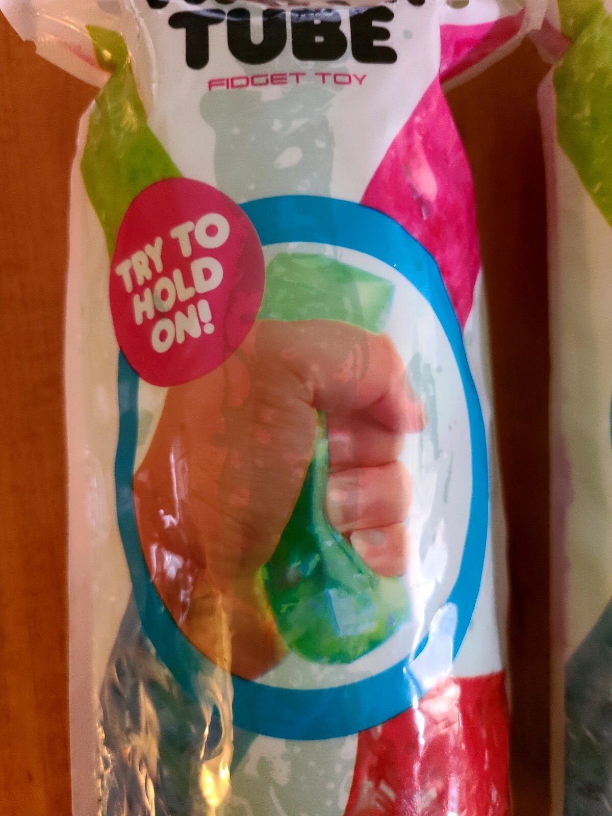 Big Time Toys Jumbo Water Tube Fidget/Sensory Toy Water Tubes Shiny Foil -2 Pack