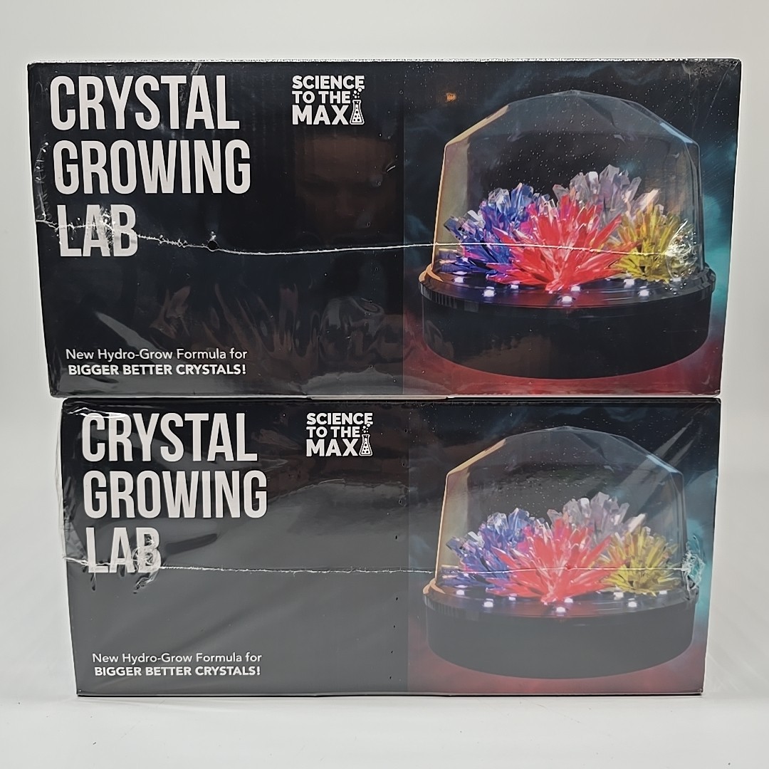 Crystal Growing Lab Kit Lot Of 2 Kids Science To The Max Experiment Gift STEM