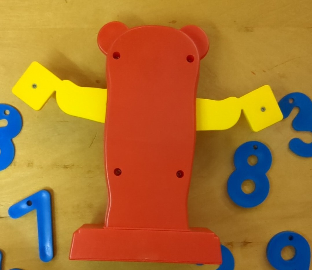Vintage 1989 Avon Fun Beginnings TEDDY BEAR NUMBER SCALE Replacement Parts