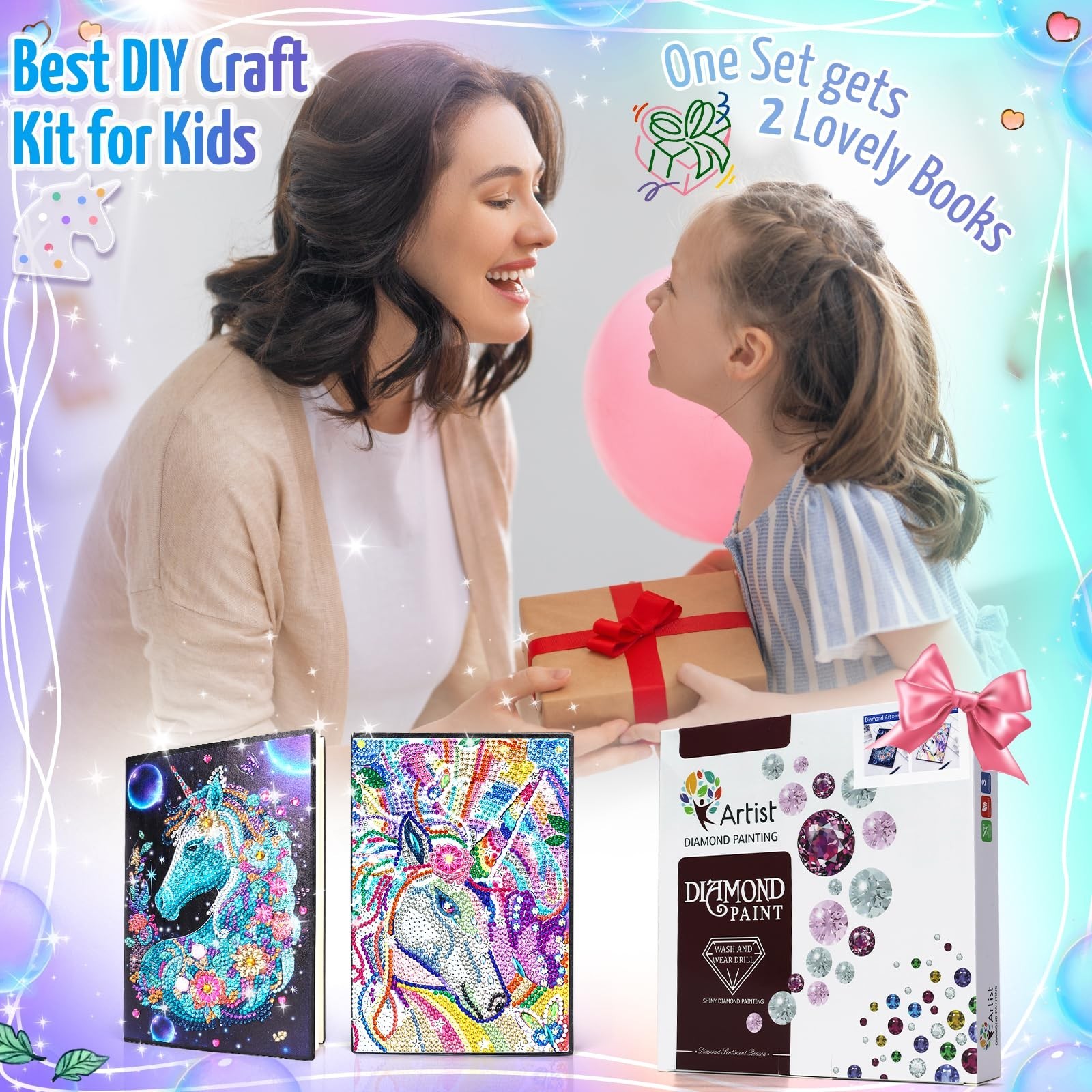 Unicorn Gifts for Girls 5 7 8 9 Year Old, Craft Kits for Kids Age 6… Fast Ship
