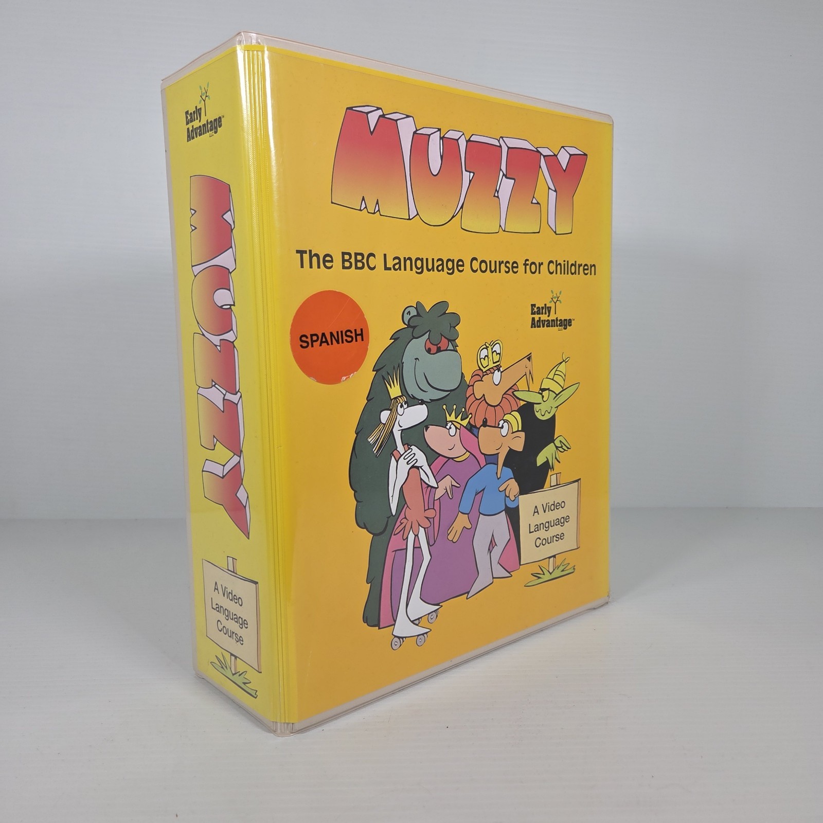 Muzzy BBC Spanish Language Course for Children VHS Cassette Tapes