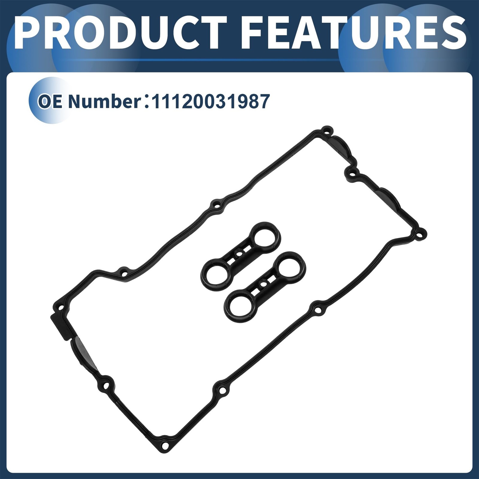 Valve Cover Gasket Set for BMW 3 Series 2002-2005 Engine Valve Cover Gasket R…